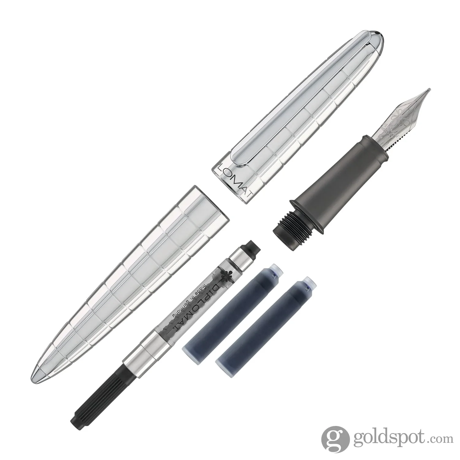 Diplomat Aero Fountain Pen in Rhomb - Image 9