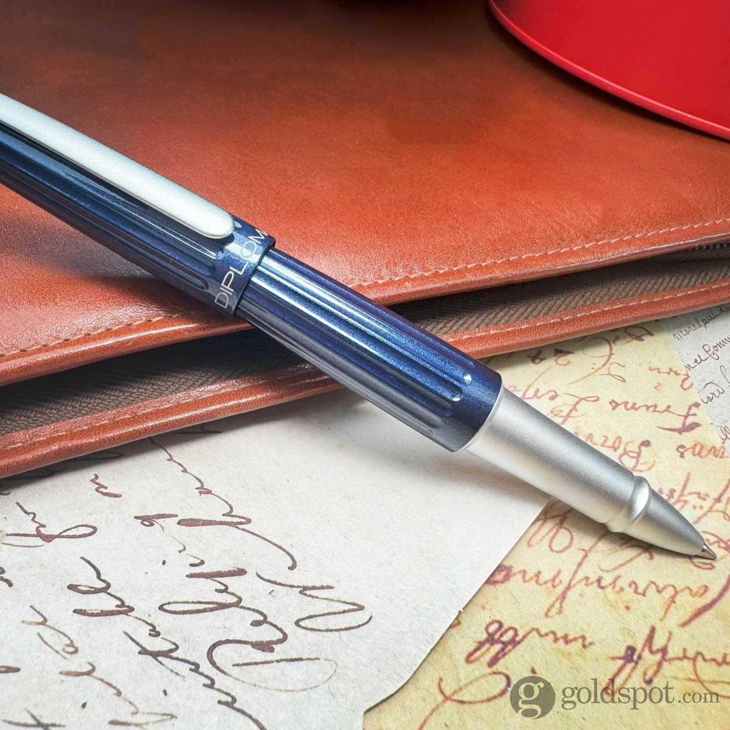 Diplomat Aero Rollerball Pen in Midnight Blue - Image 10