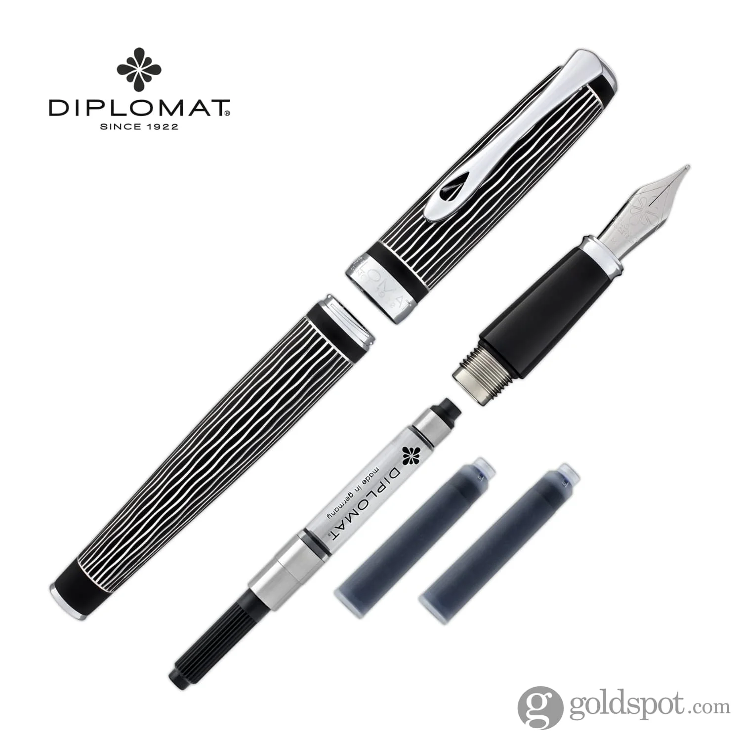 Diplomat Excellence A Plus Fountain Pen in Waves - Image 7
