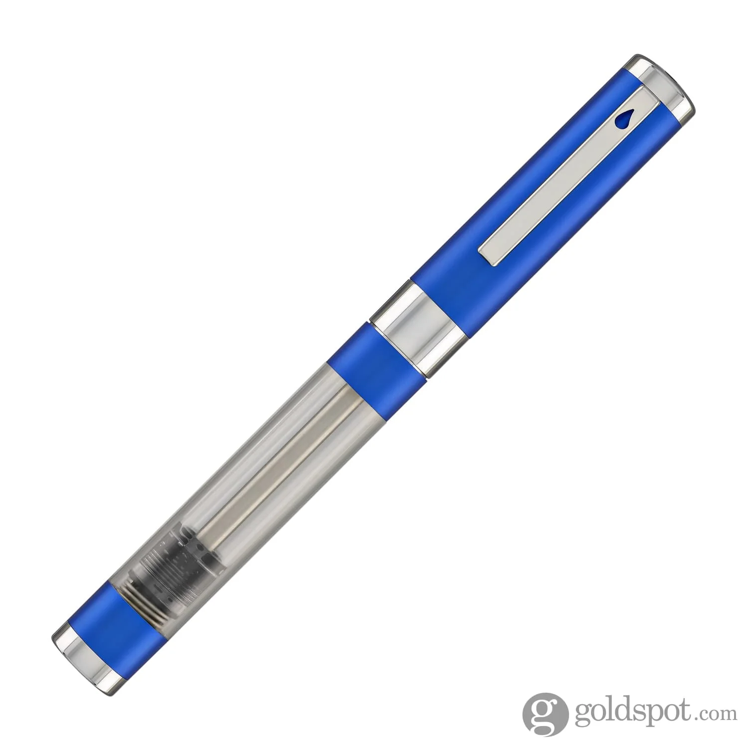 Diplomat Nexus Demo Fountain Pen in Blue/Chrome - Image 4