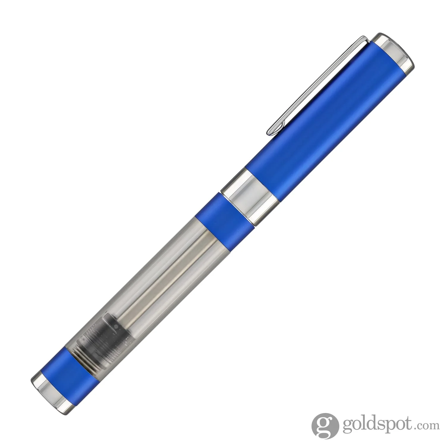 Diplomat Nexus Demo Fountain Pen in Blue/Chrome - Image 5