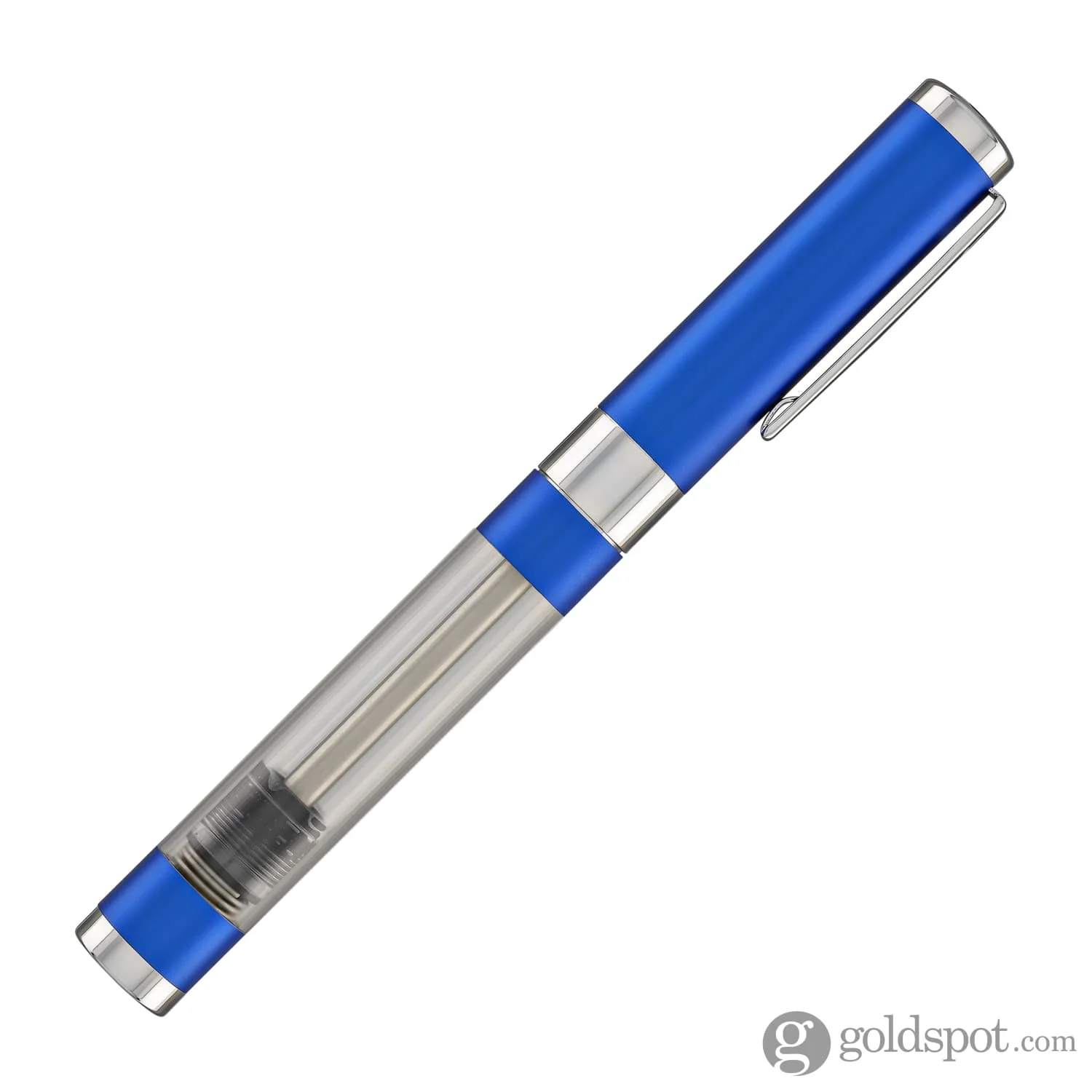 Diplomat Nexus Demo Fountain Pen in Blue/Chrome - Image 6