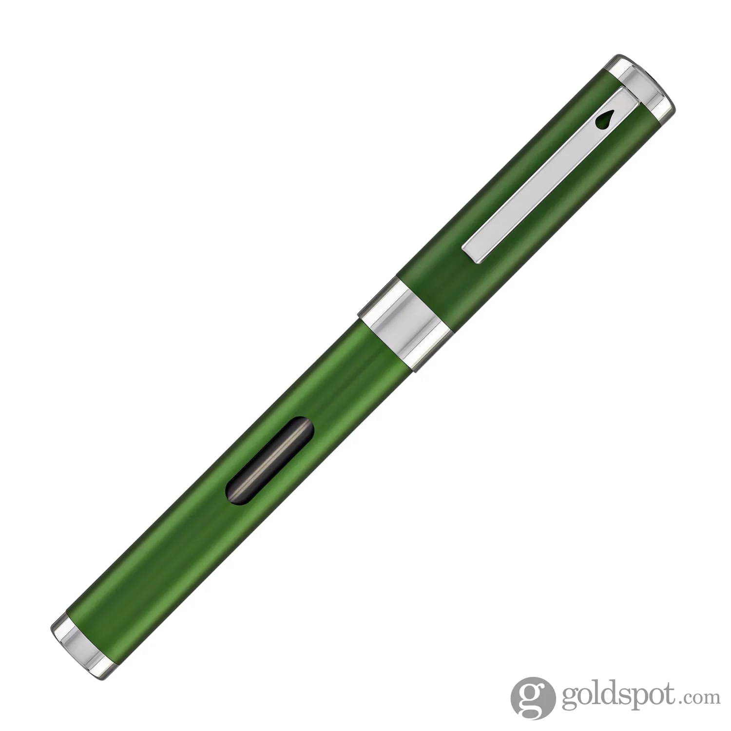 Diplomat Nexus Fountain Pen in Green/Chrome - Image 4