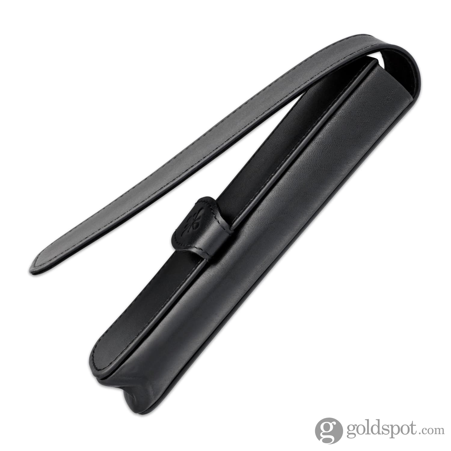 Diplomat Single Pen Case Fine Leather in Black - Image 3