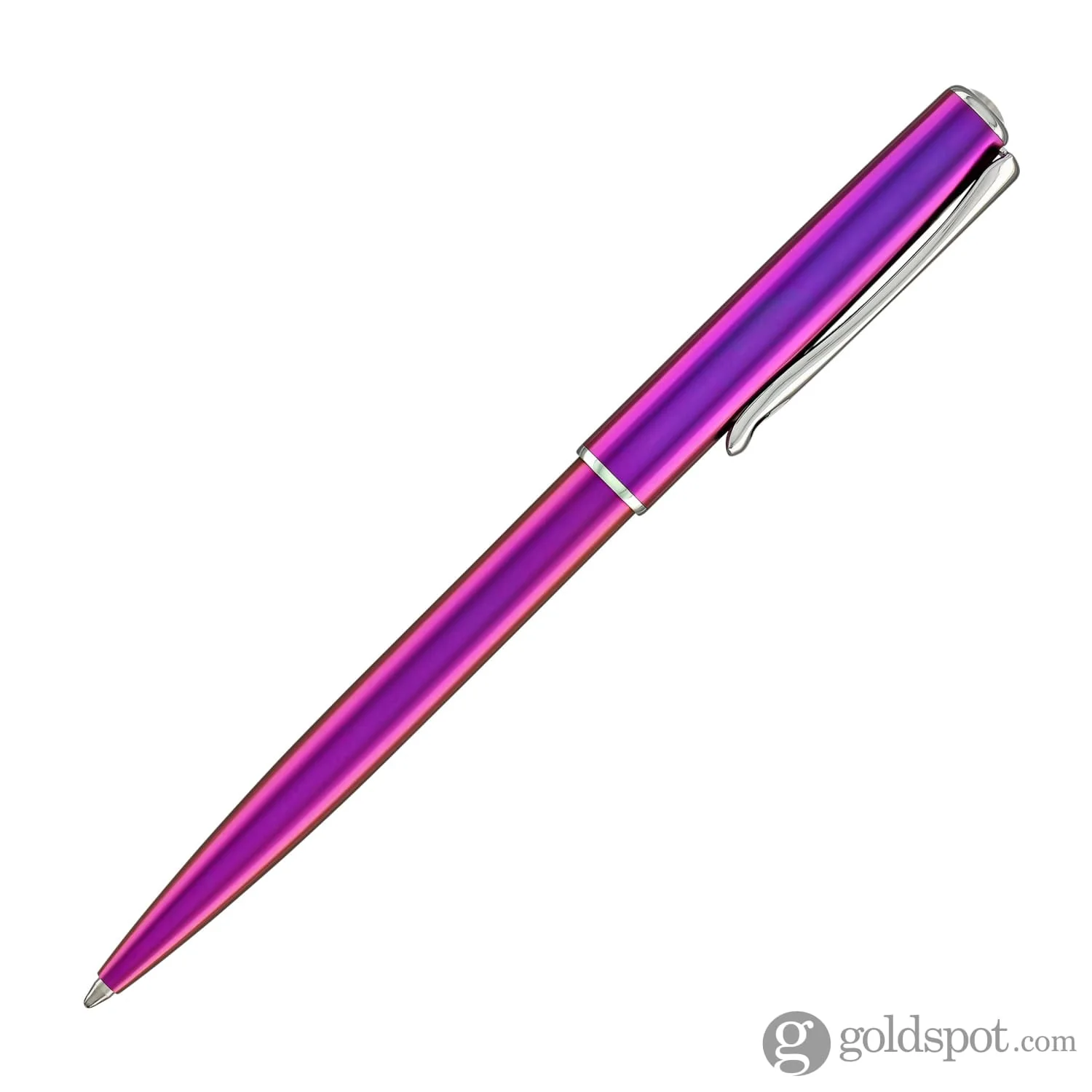 Diplomat Traveller Ballpoint Pen in Funky Fuchsia - Image 4