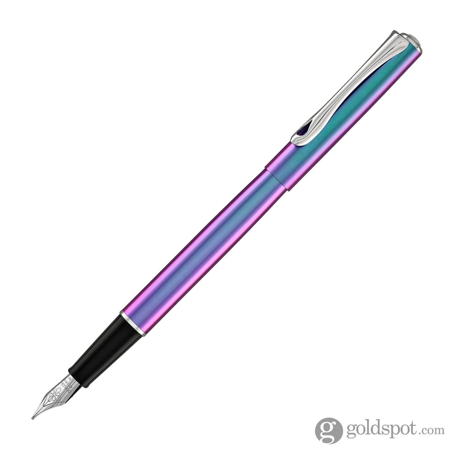 Diplomat Traveller Fountain Pen in Funky Petrol - Image 2