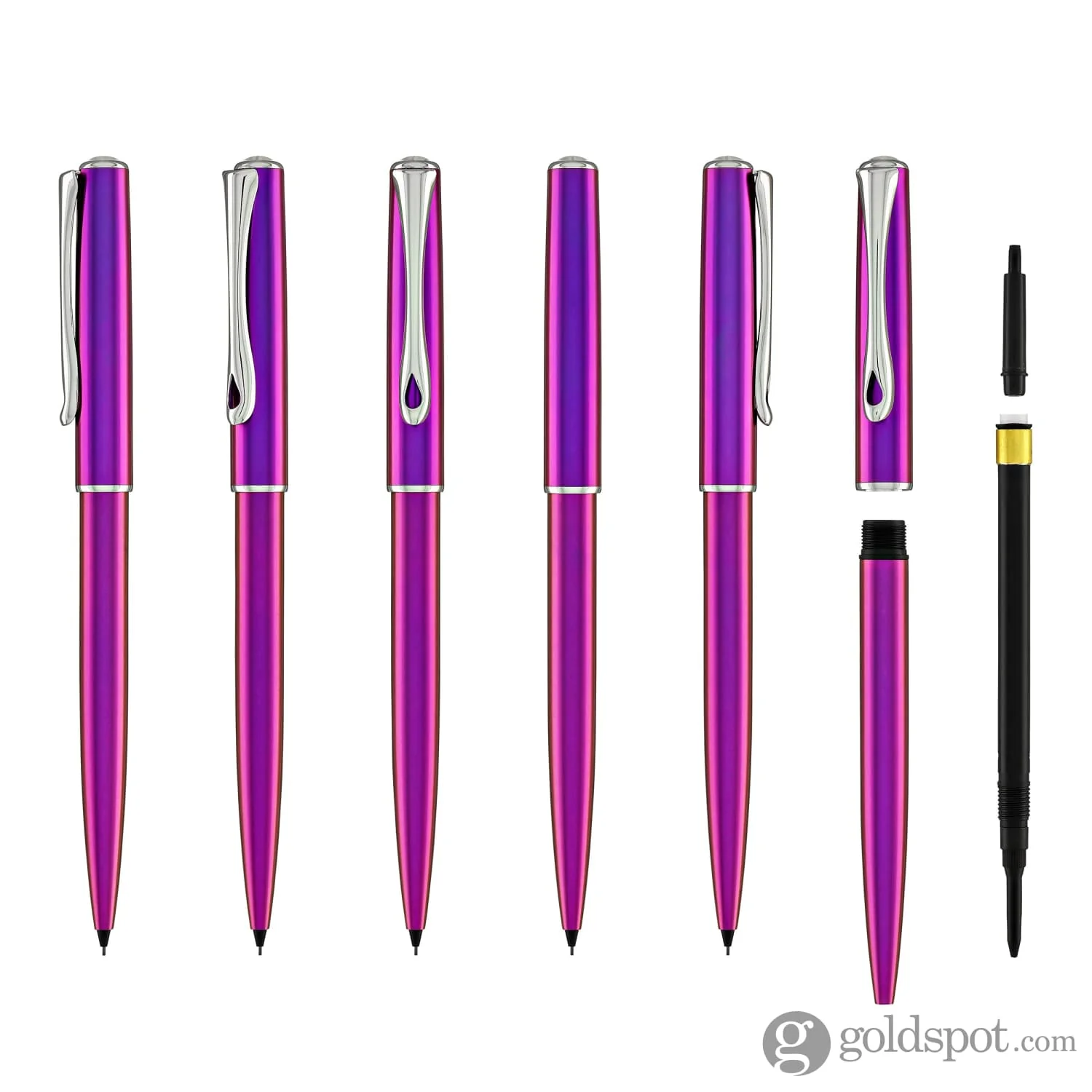 Diplomat Traveller Mechanical Pencil in Funky Fuchsia - 0.5mm - Image 6