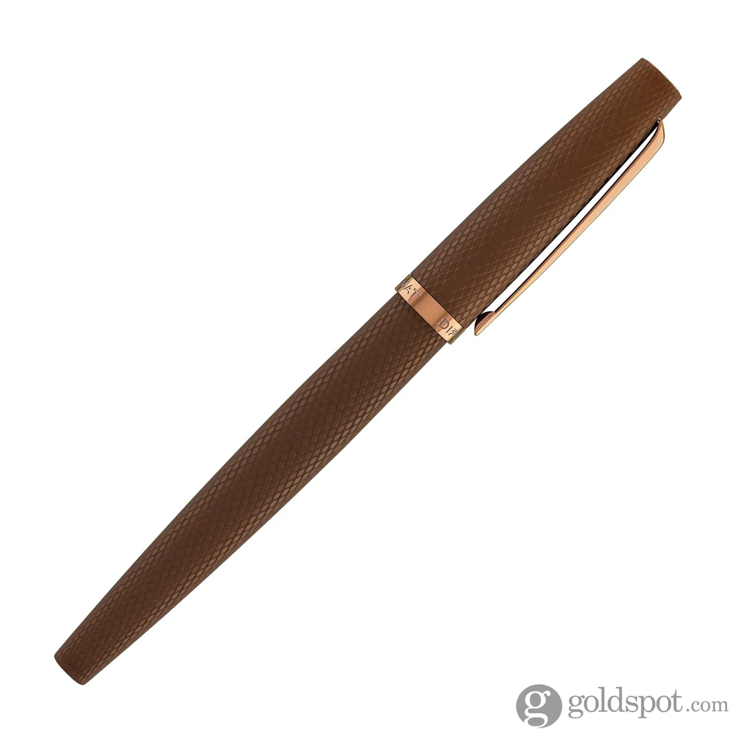 Diplomat Viper Fountain Pen Fine/Medium in Brown Guilloche - Image 7