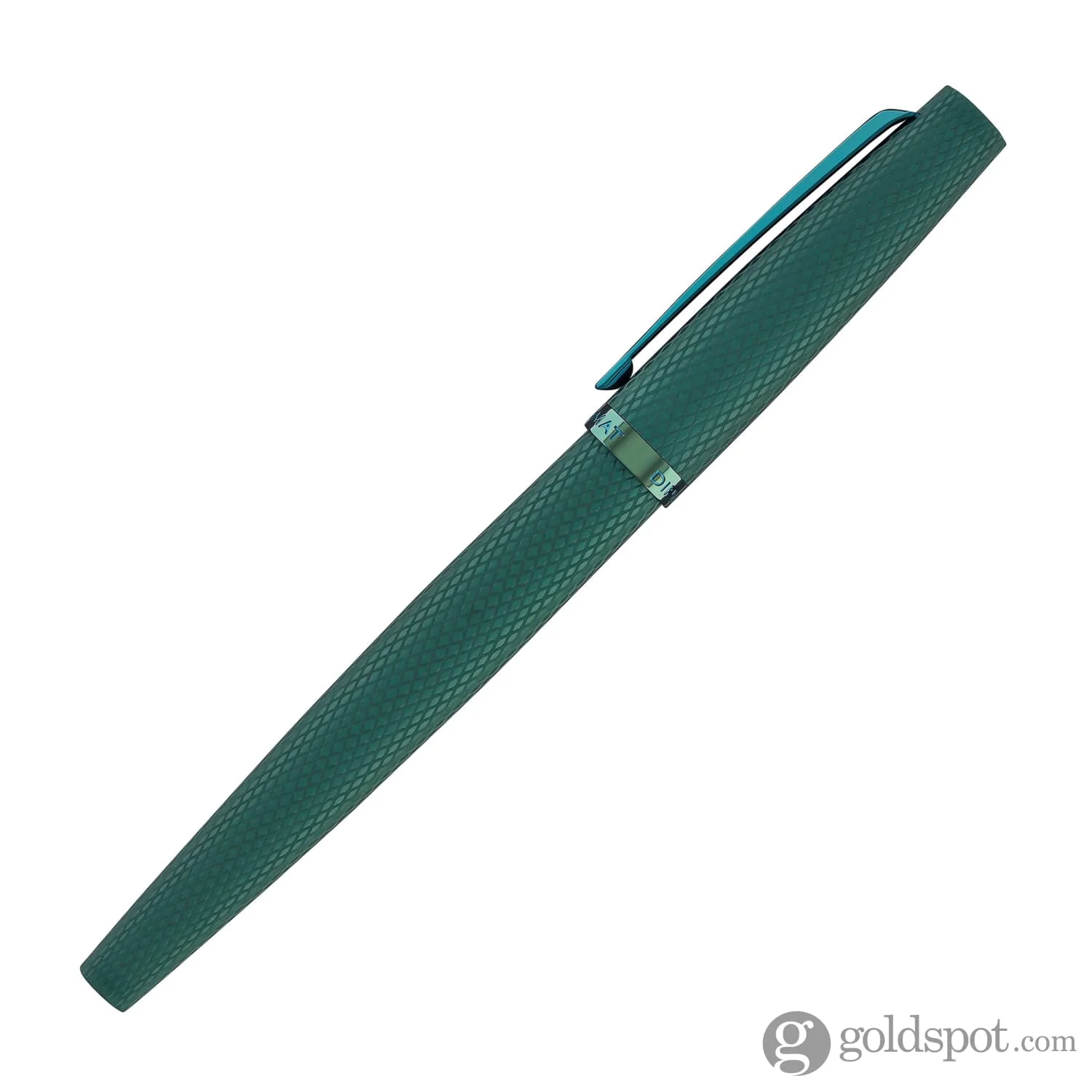 Diplomat Viper Fountain Pen Fine/Medium in Green Guilloche - Image 5