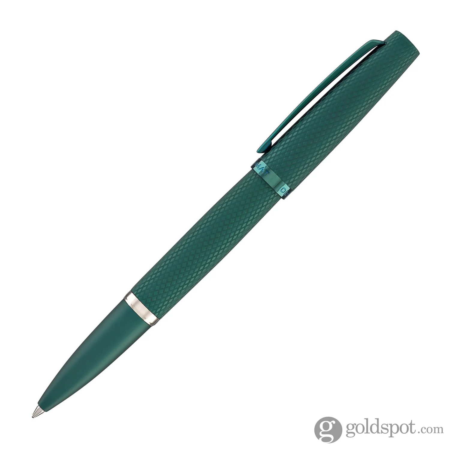 Diplomat Viper Rollerball Pen in Green Guilloche - Image 4