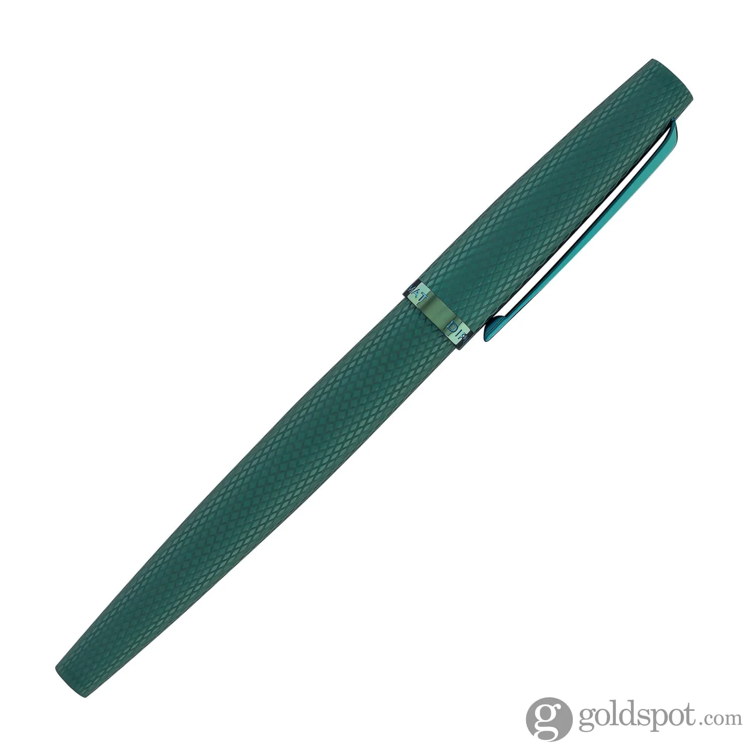 Diplomat Viper Rollerball Pen in Green Guilloche - Image 6