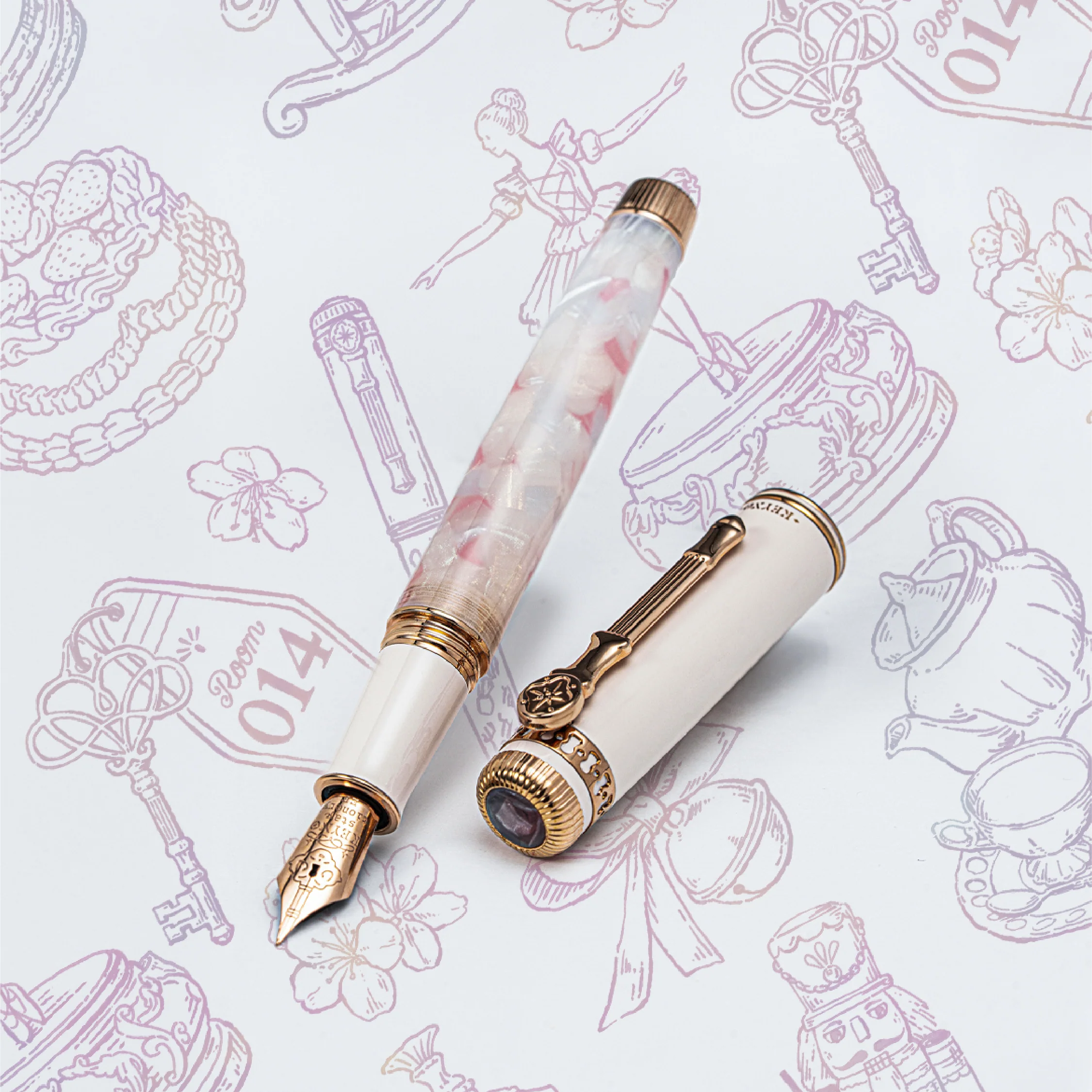 Dominant Industry Keyno Fountain Pen in Cherishment