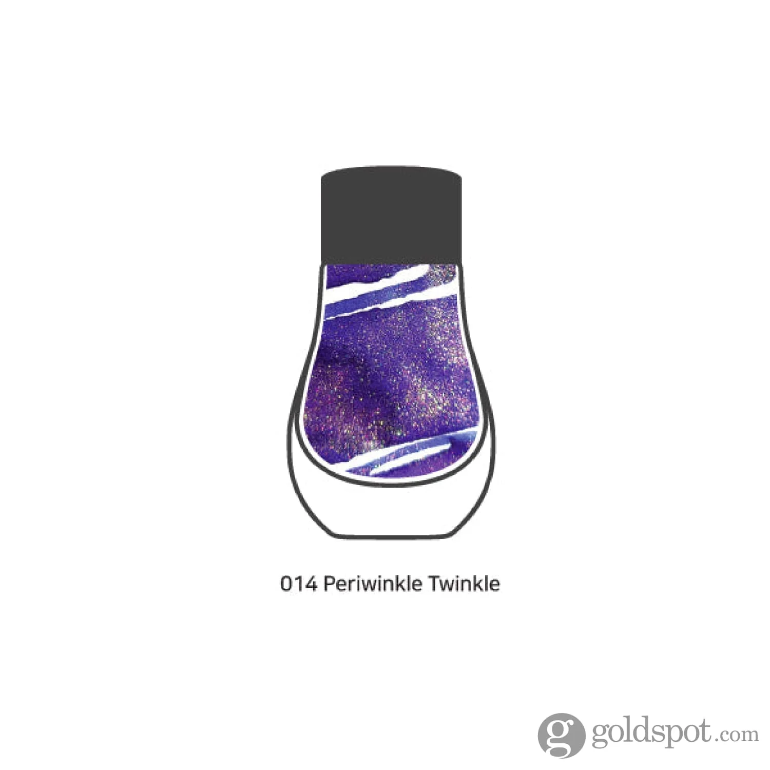 Dominant Industry Pearl Series Bottled Ink in Periwinkle Twinkle - 25mL - Image 3