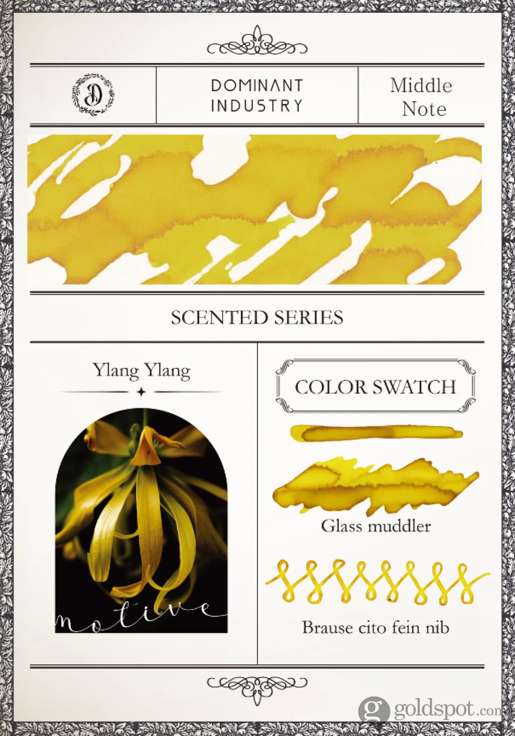 Dominant Industry Scented Series Bottled Ink in Ylang Ylang - 25mL - Image 4