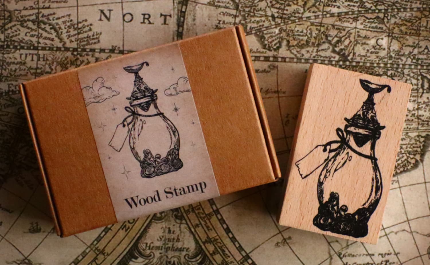 Dominant Industry The Ink Archiving Book Wood Stamp