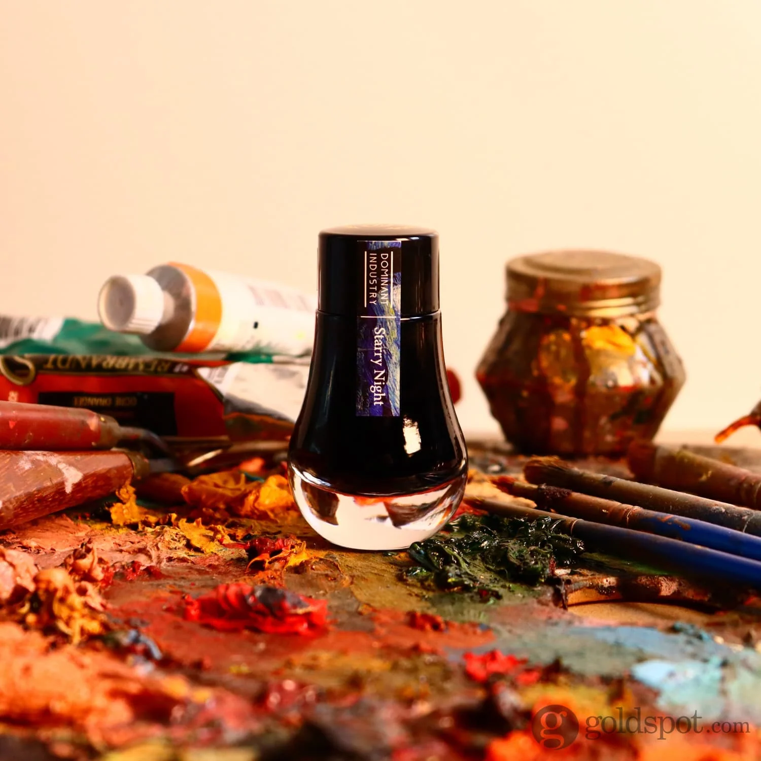 Dominant Industry Van Gogh Pearl Series Bottled Ink in Starry Night - 25mL - Image 4