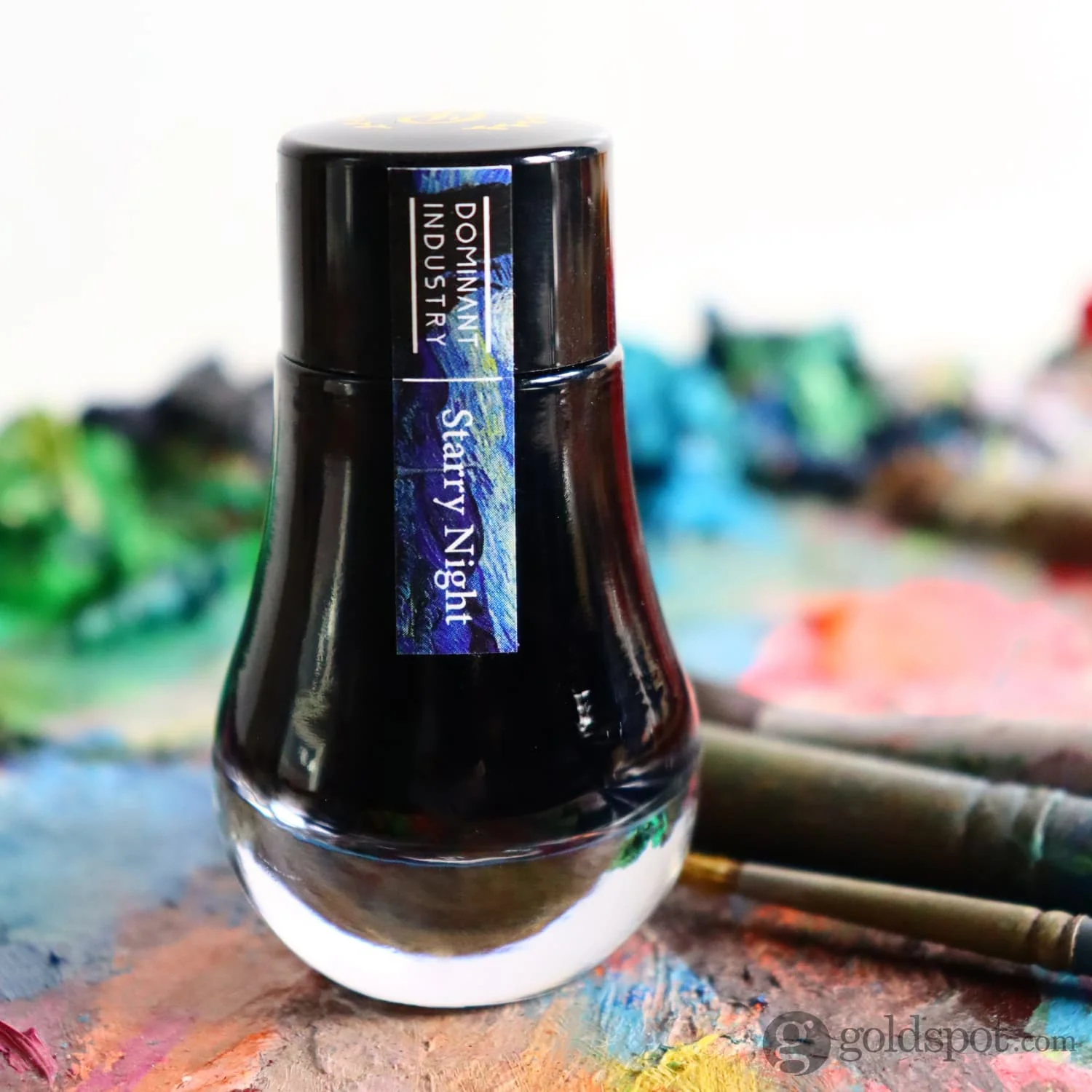 Dominant Industry Van Gogh Pearl Series Bottled Ink in Starry Night - 25mL - Image 5