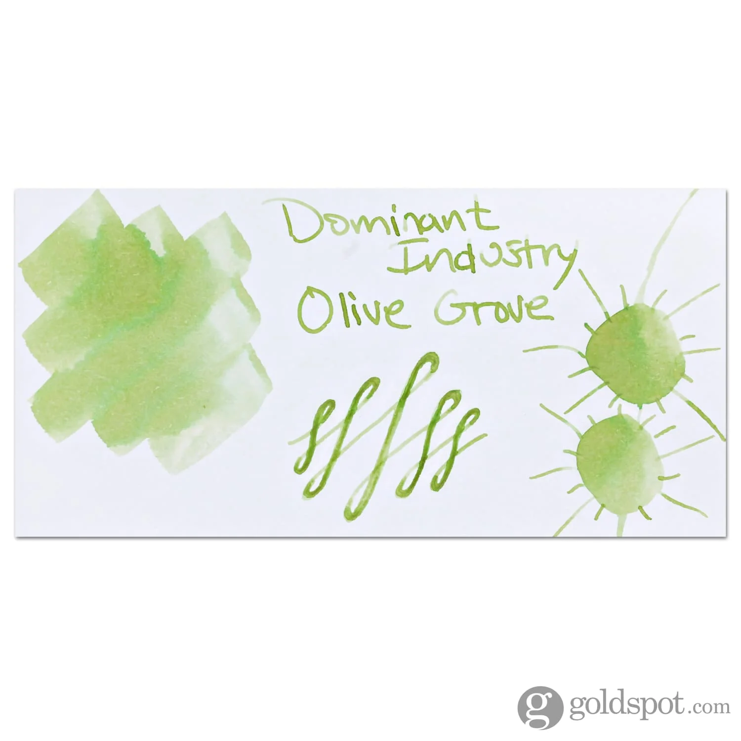 Dominant Industry Van Gogh Standard Series Bottled Ink in Olive Green - 25mL - Image 2
