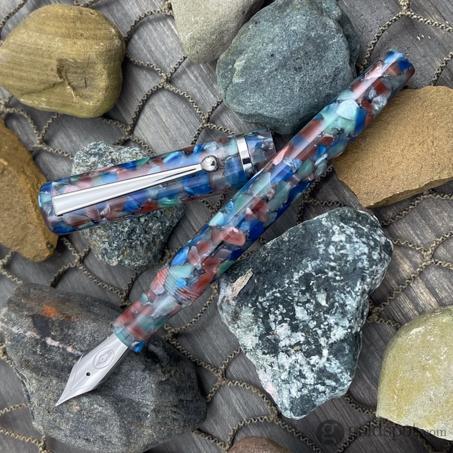 Edison Beaumont Fountain Pen in River’s Edge - Image 2