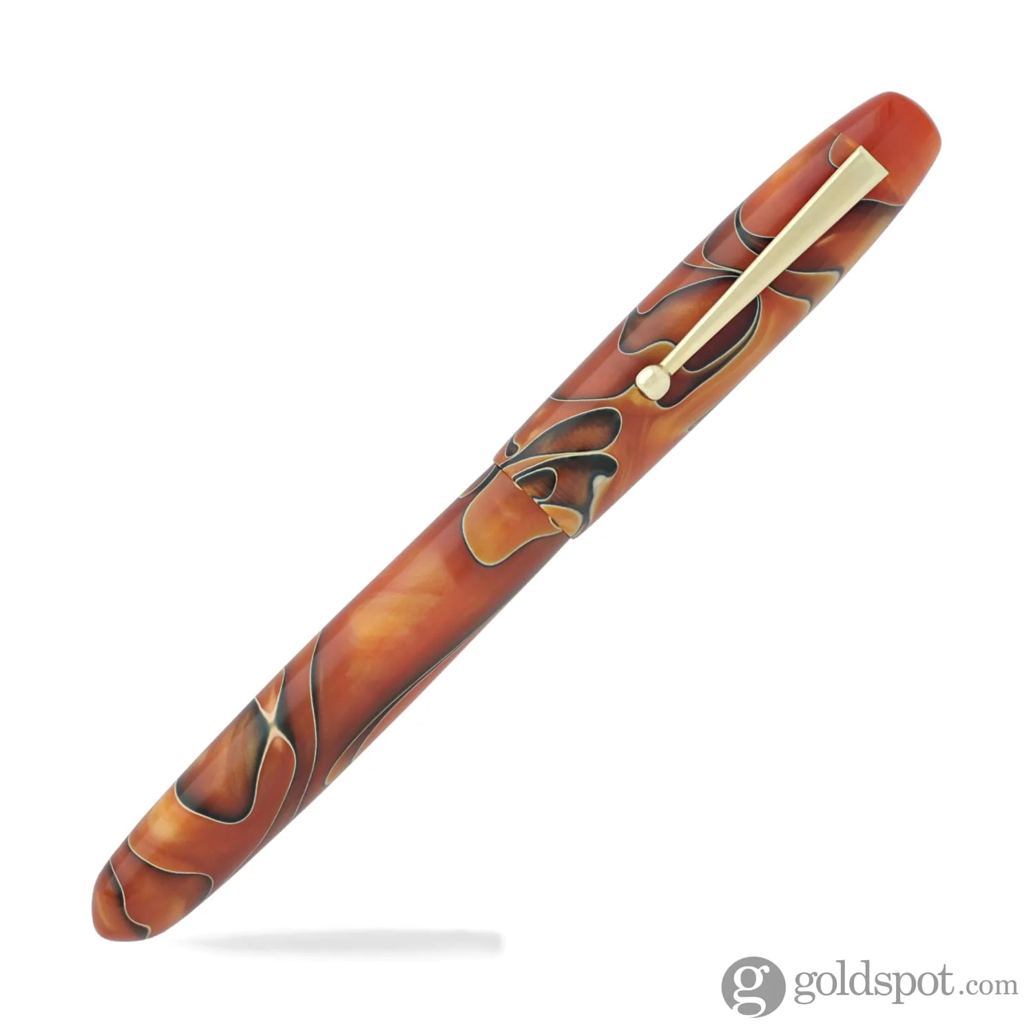 Edison Collier Fountain Pen in Persimmon Swirl - Image 6