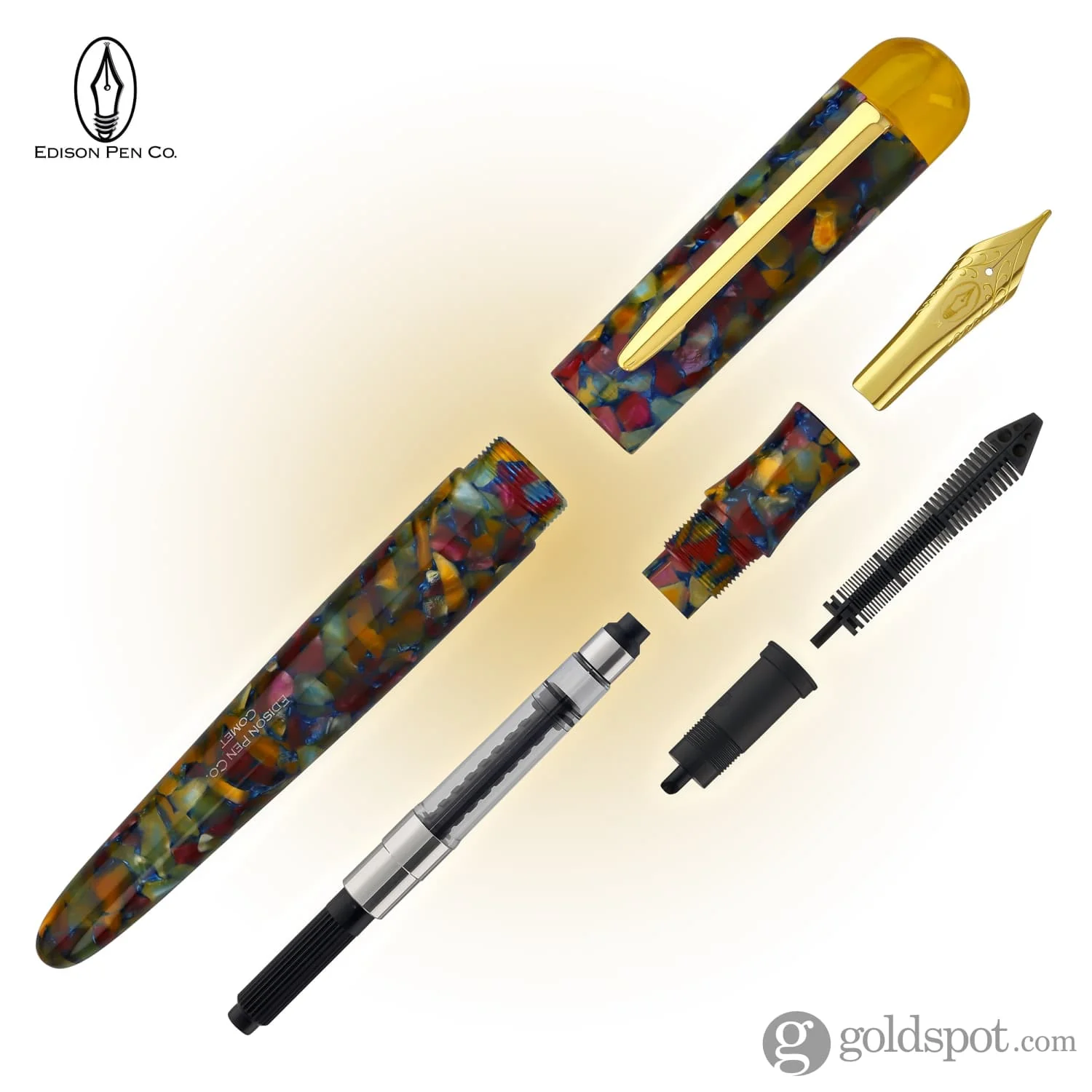 Edison Comet Fountain Pen in Brandywine - Image 7