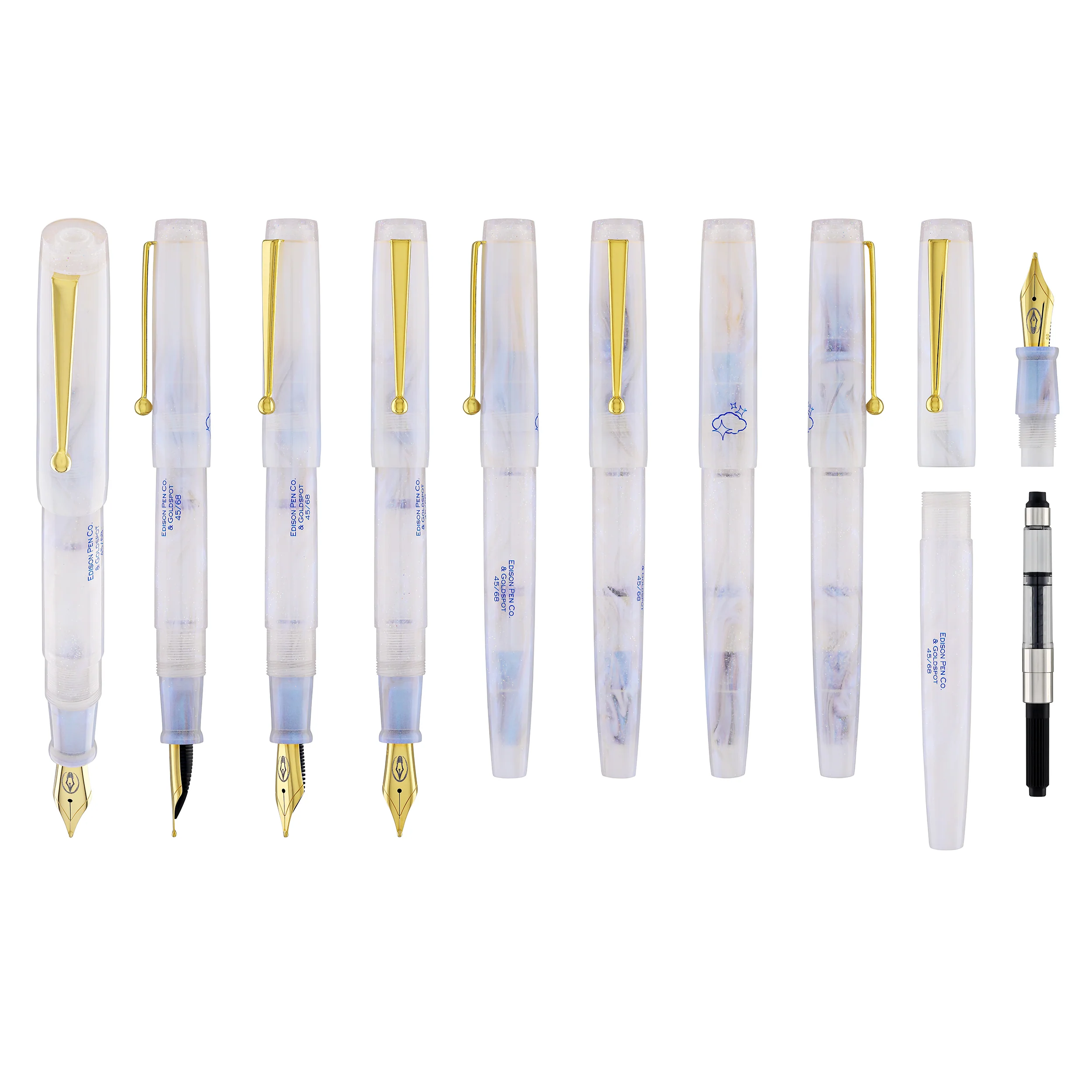 Edison Newark Fountain Pen in Magellanic Clouds LE - Image 9