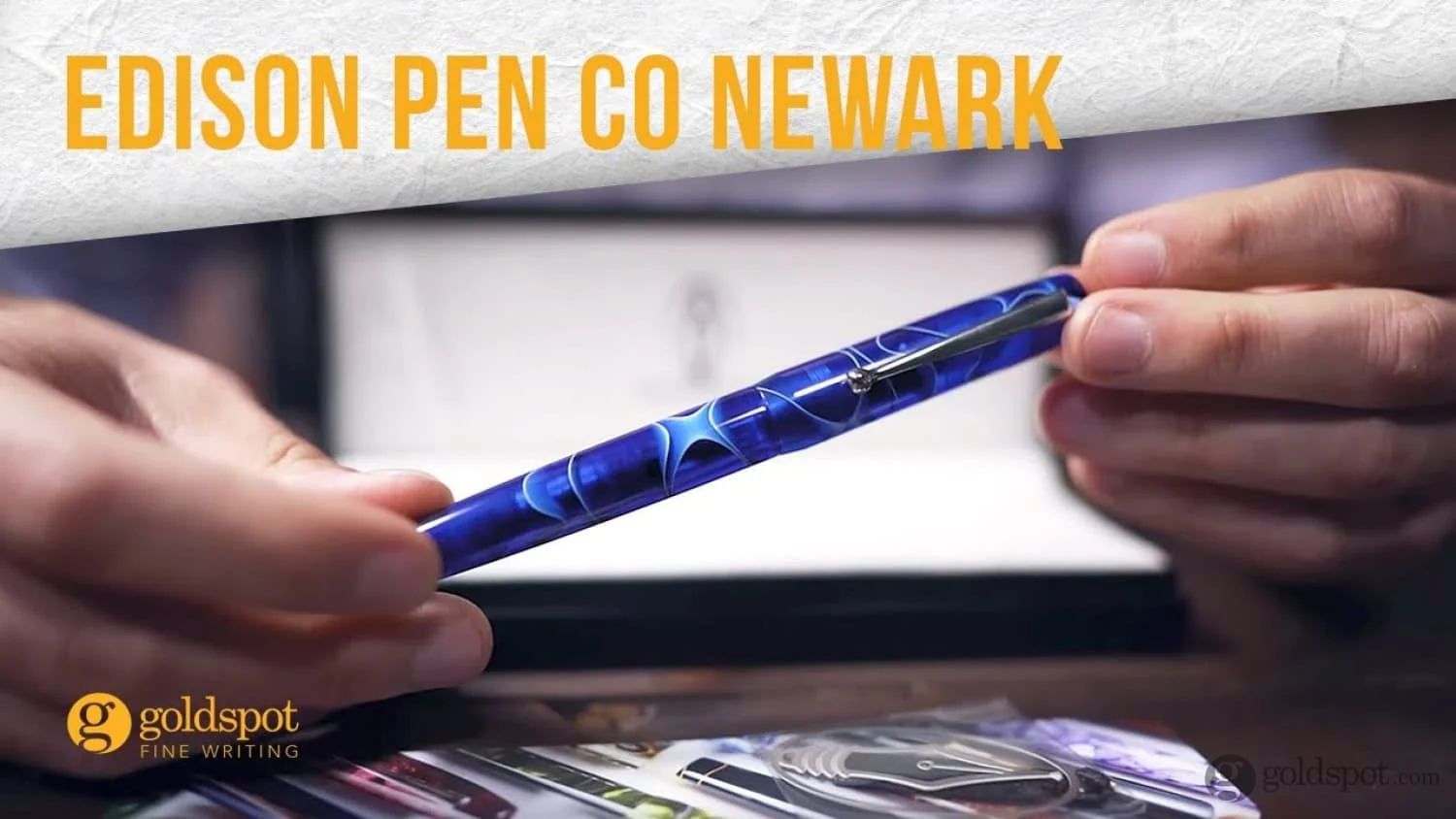 Edison x Goldspot Pens Newark Fountain Pen in AC High Voltage Green - Image 12