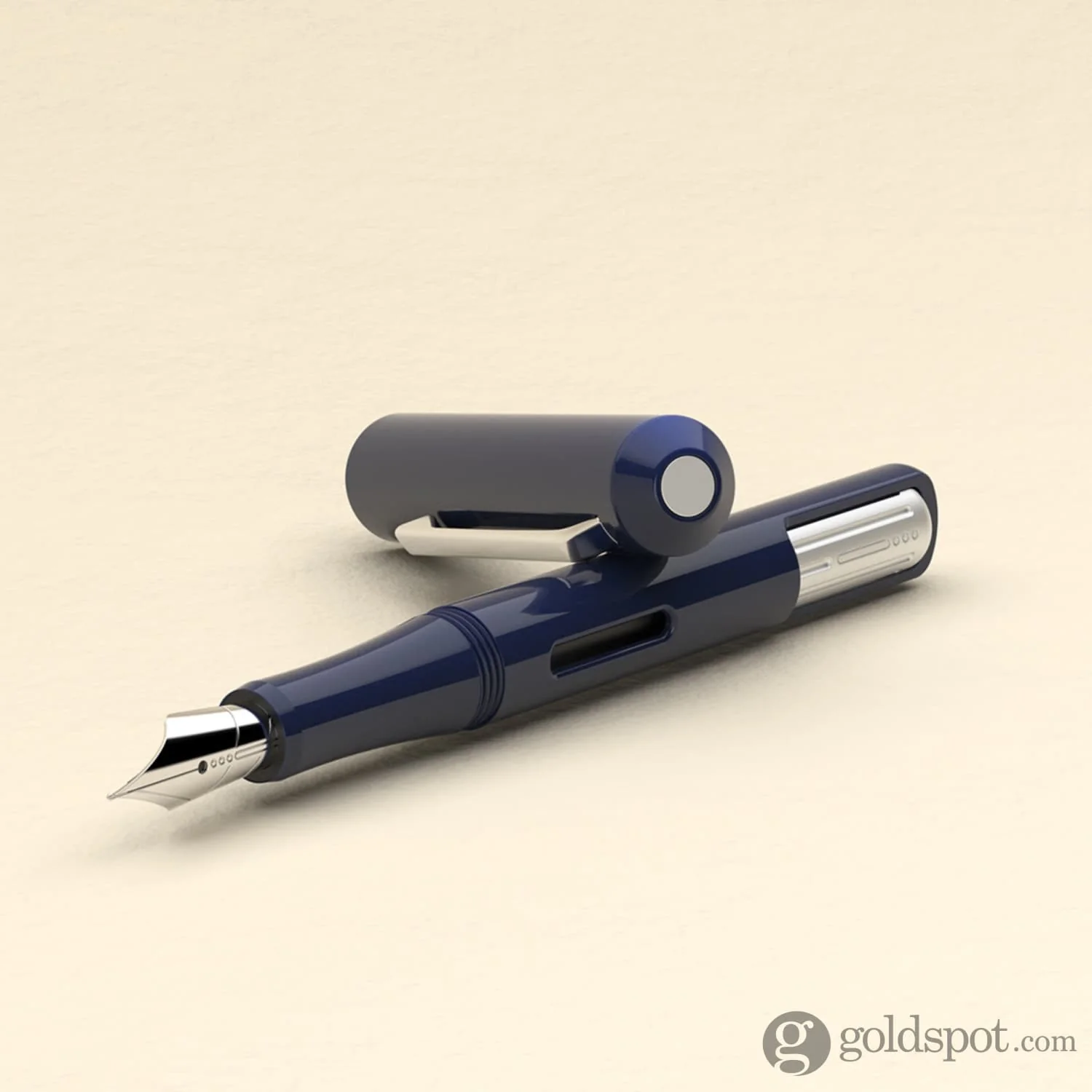 Endless Captiva Fountain Pen in Deep Ocean Chrome - Image 10