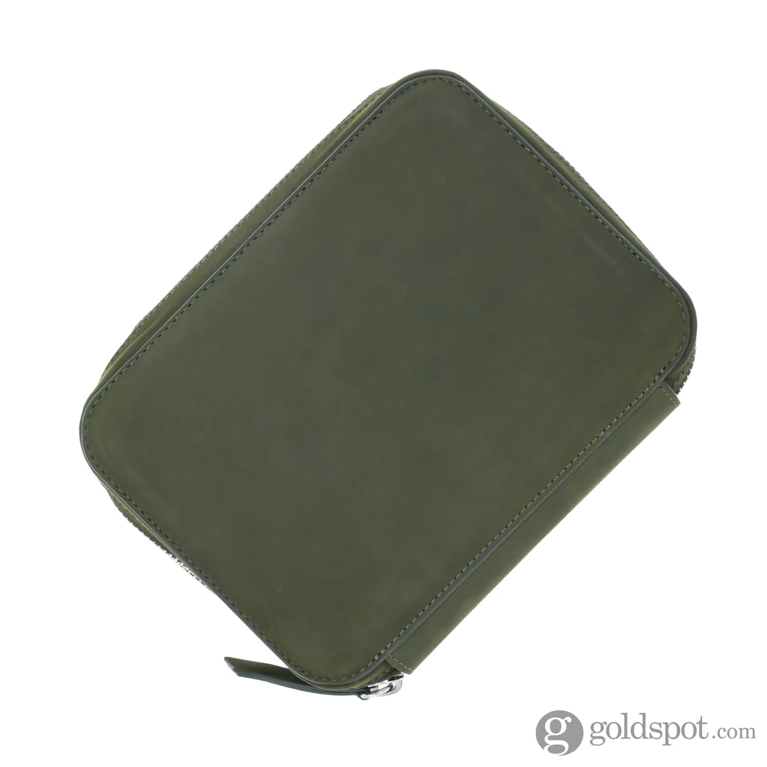 Endless Companion Leather Adjustable 10 Pen Pouch in Green - Image 3