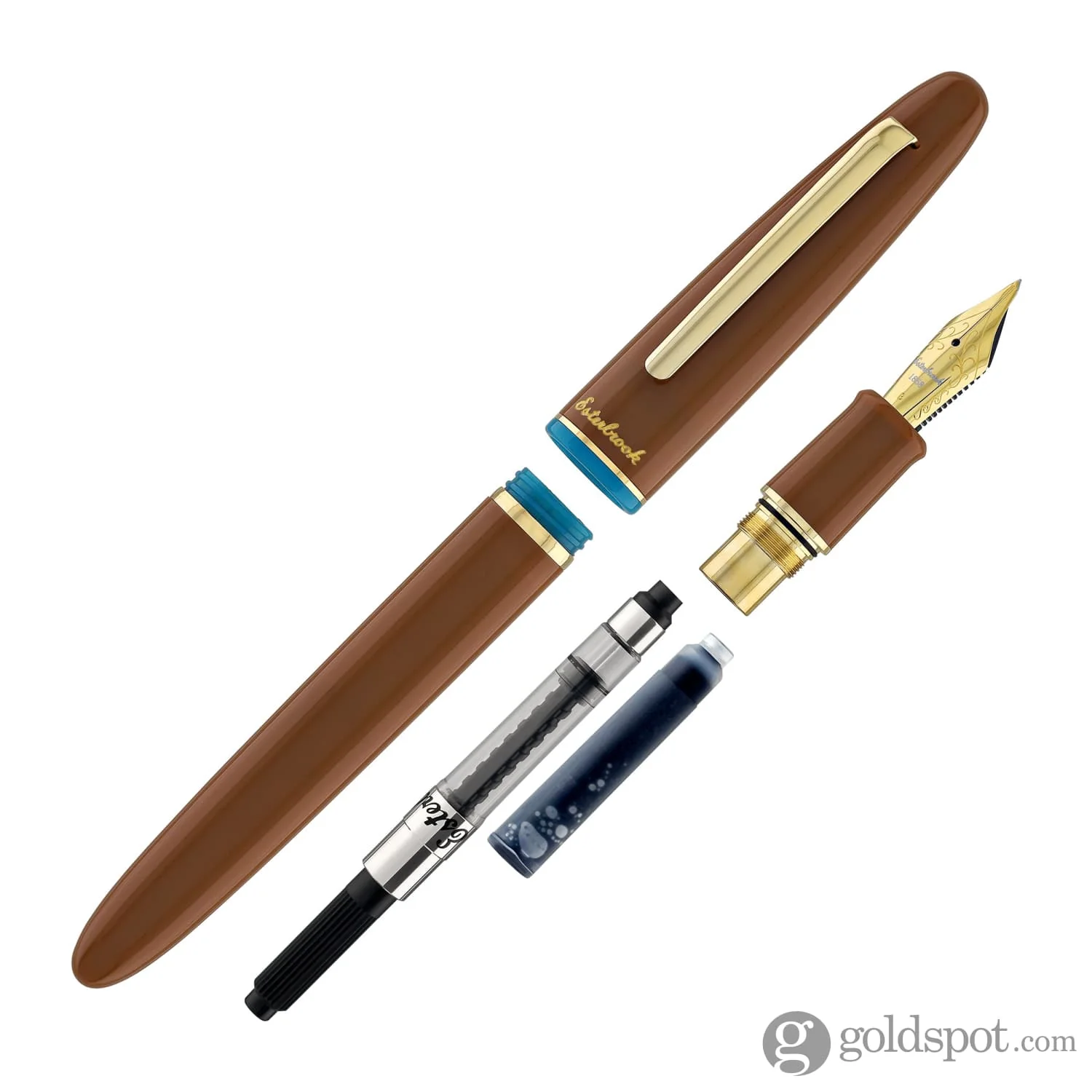 Esterbrook Estie Back to the Lands Regular Fountain Pen in Incredible Rock with Gold Trim - Image 7