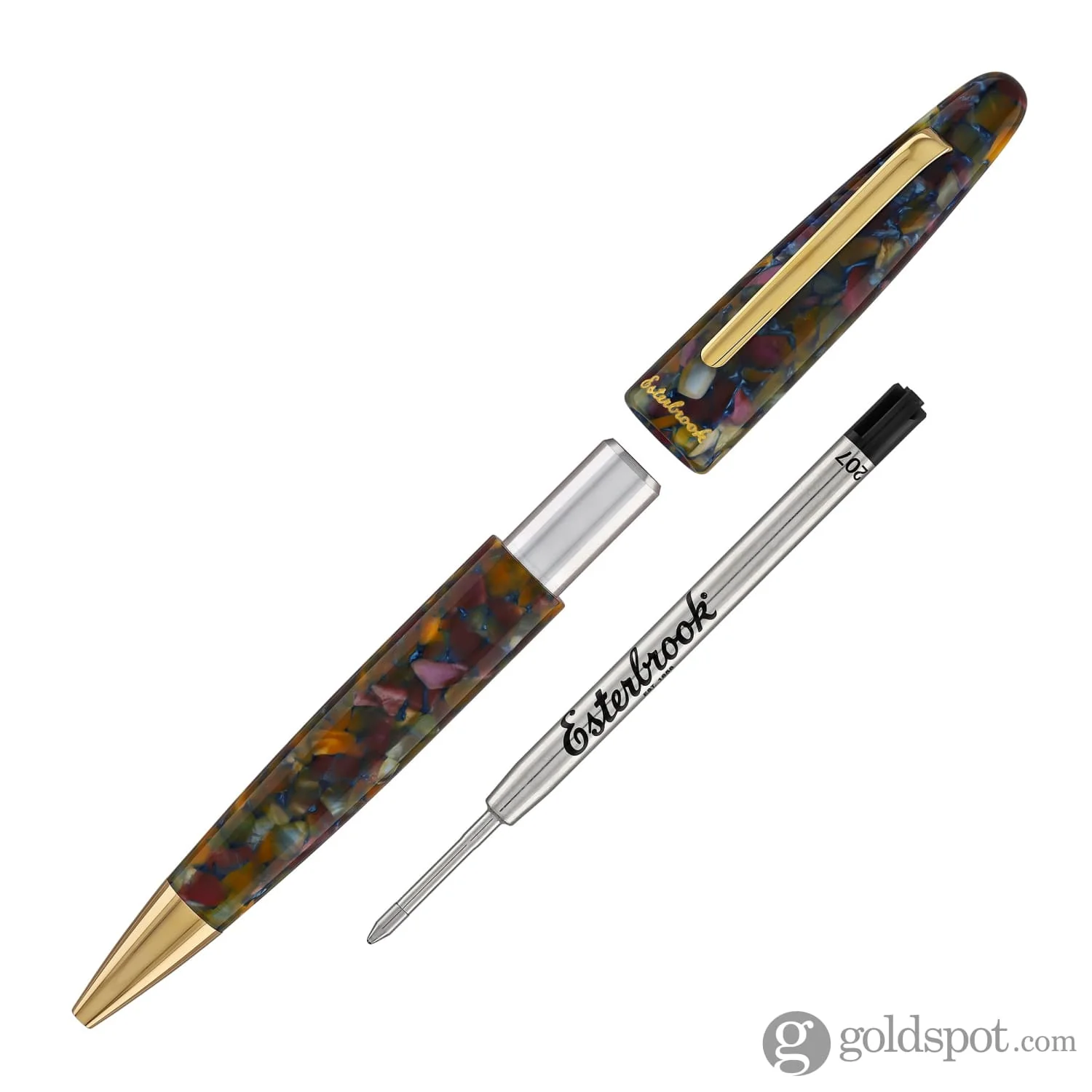 Esterbrook Estie Ballpoint Pen in Botanical Gardens with Gold Trim - Image 5