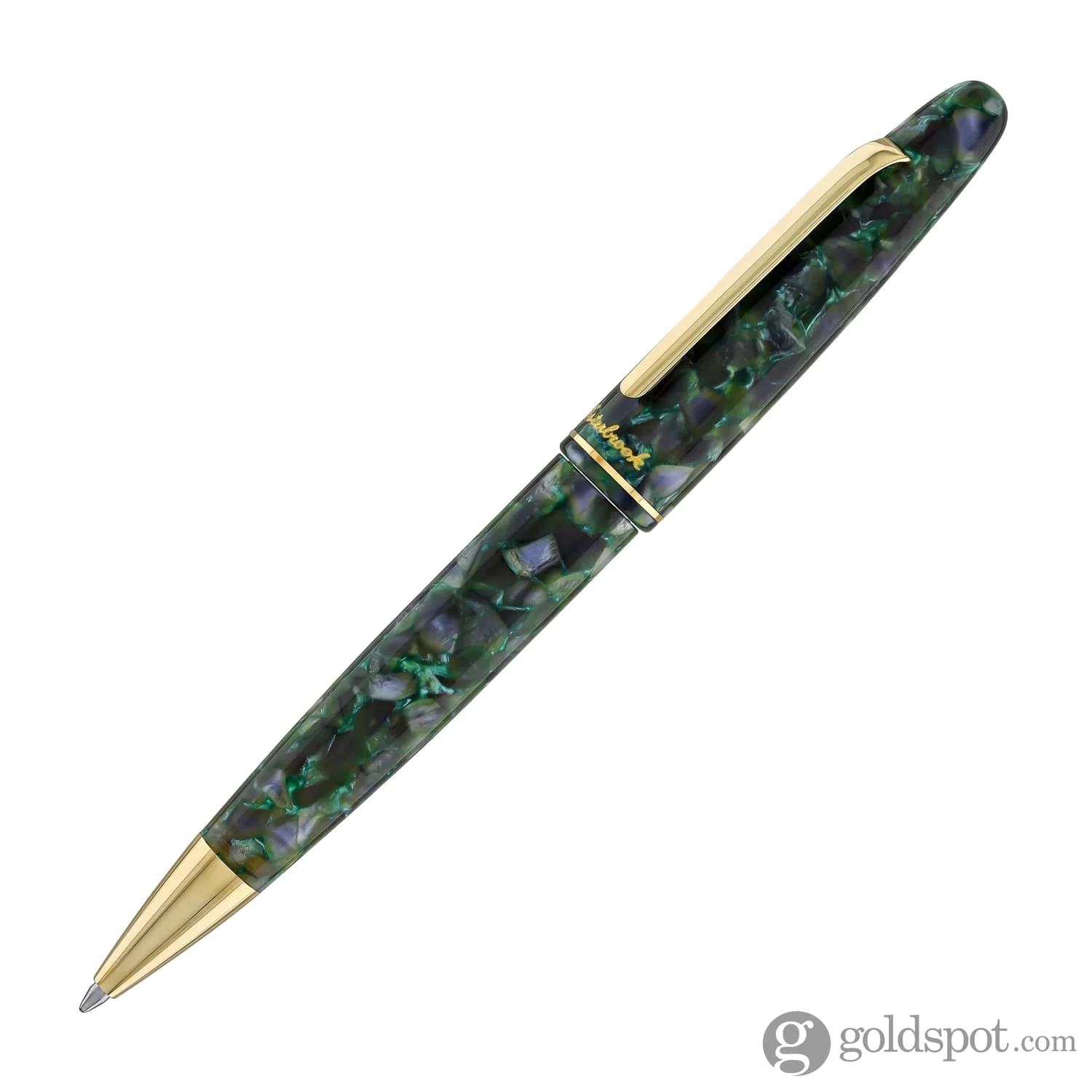 Esterbrook Estie Ballpoint Pen in Jurassic with Gold Trim - Image 2