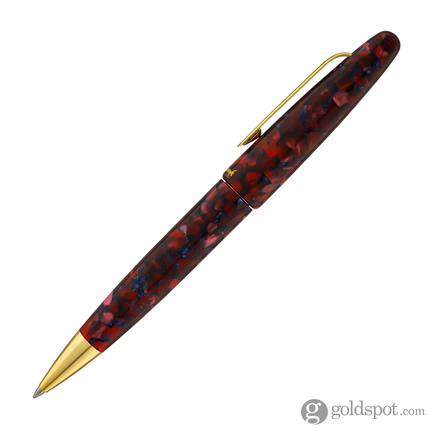 Esterbrook Estie Ballpoint Pen in Scarlet with Gold Trim - Image 3