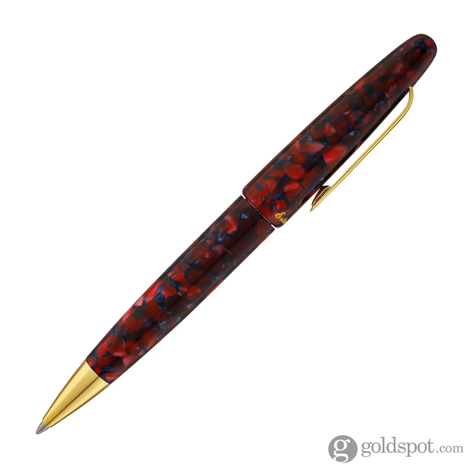 Esterbrook Estie Ballpoint Pen in Scarlet with Gold Trim - Image 5
