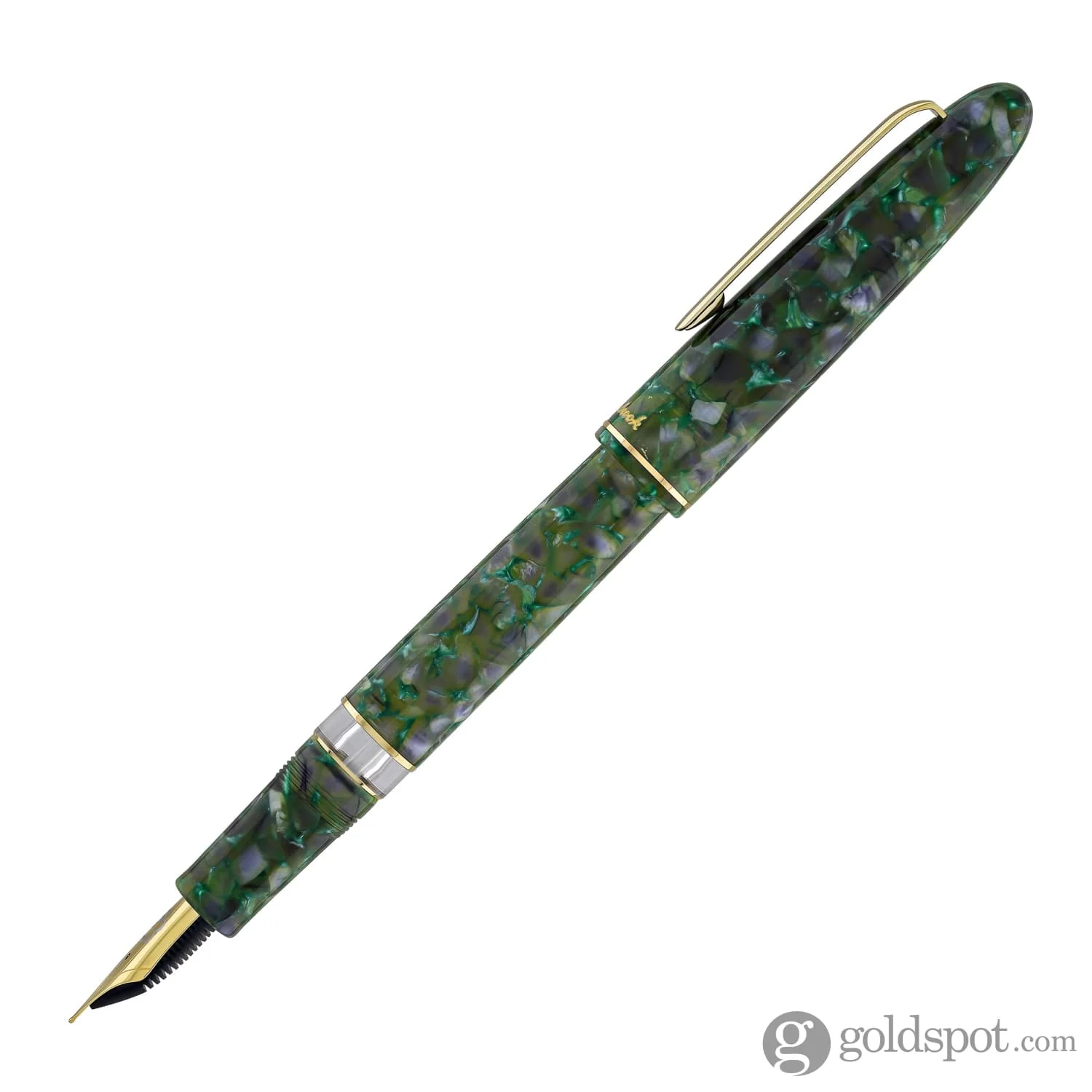 Esterbrook Estie Fountain Pen in Jurassic with Gold Trim - Piston Filling - Image 4