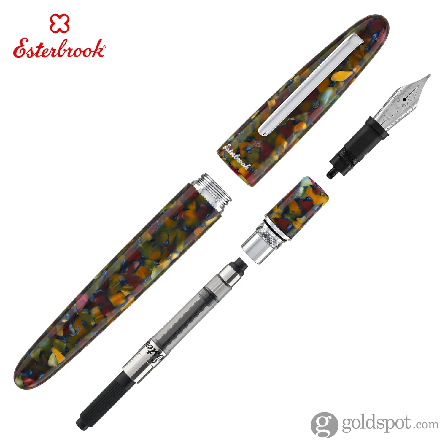 Esterbrook Estie Oversize Fountain Pen in Botanical Gardens with Palladium Trim - Image 7