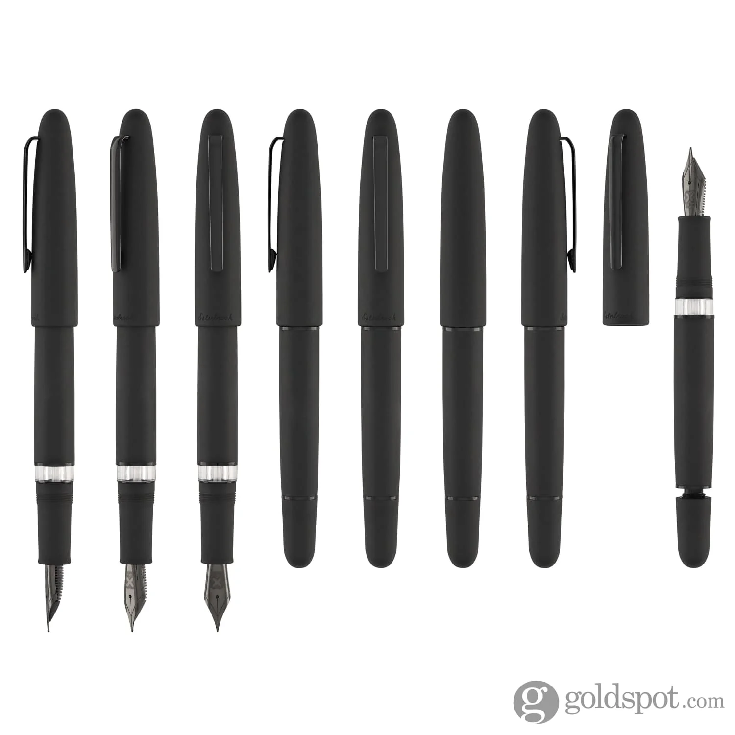 Esterbrook Estie Piston Fountain Pen Raven with Black Trim - Image 8