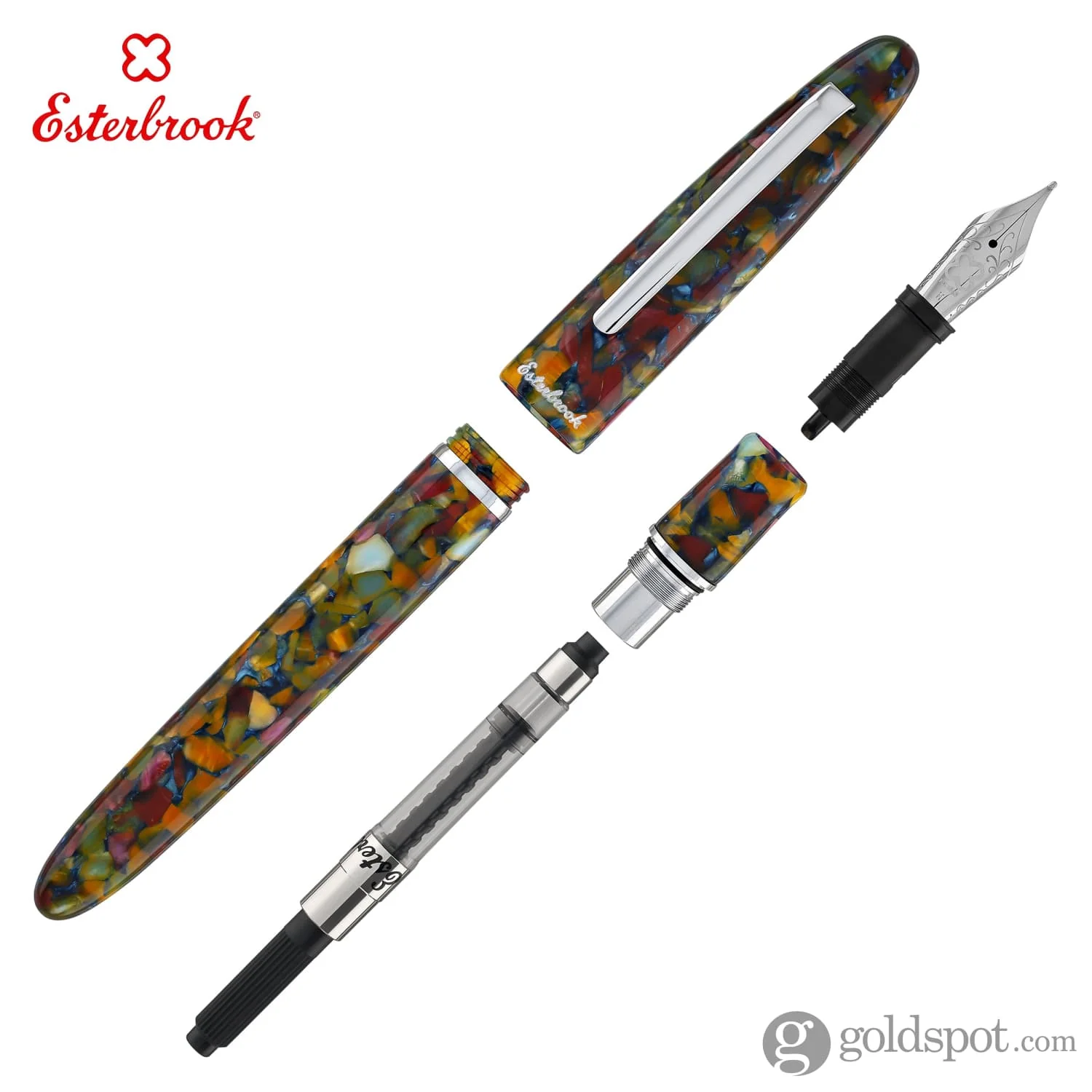 Esterbrook Estie Regular Fountain Pen Botanical Gardens with Palladium Trim - Image 7