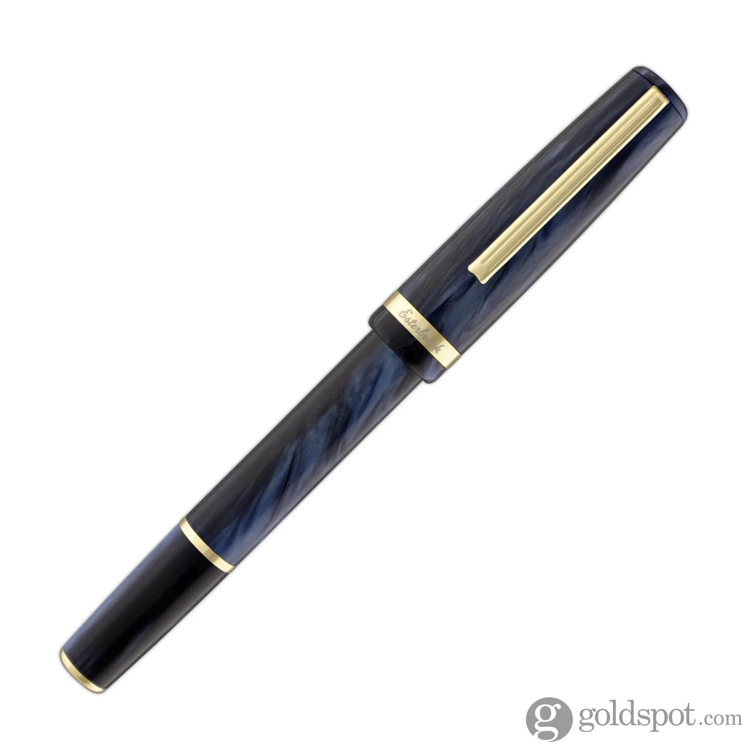 Esterbrook JR Pocket Fountain Pen in Capri Blue with Gold Trim - Image 4