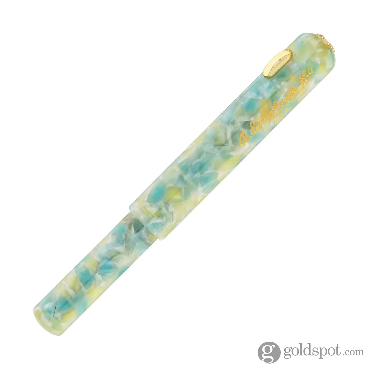 Esterbrook Niblet Fountain Pen in Sea Glass with Gold Trim - Image 2