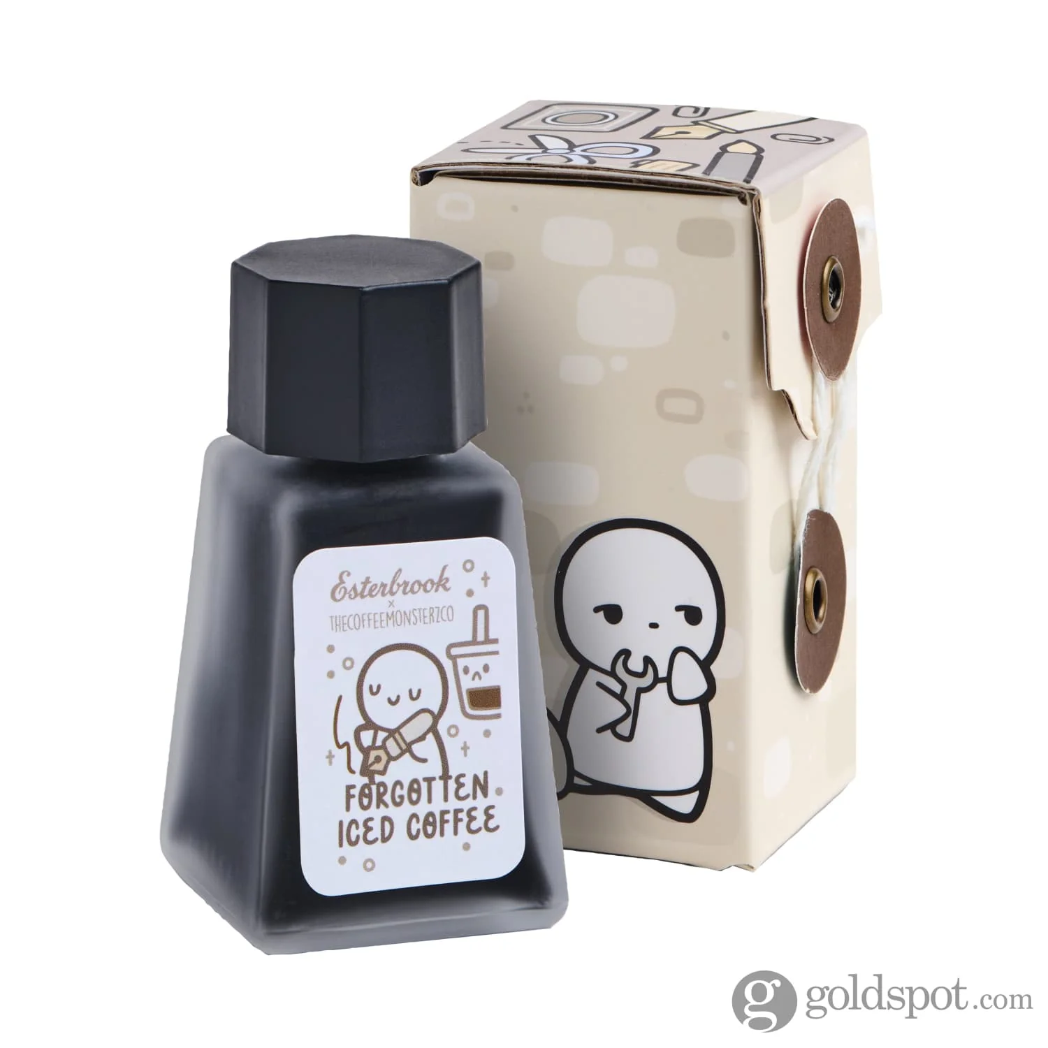 Esterbrook x TheCoffeeMonsterzCO Bottled Ink in  Forgotten Ice Coffee - 30mL - Image 2