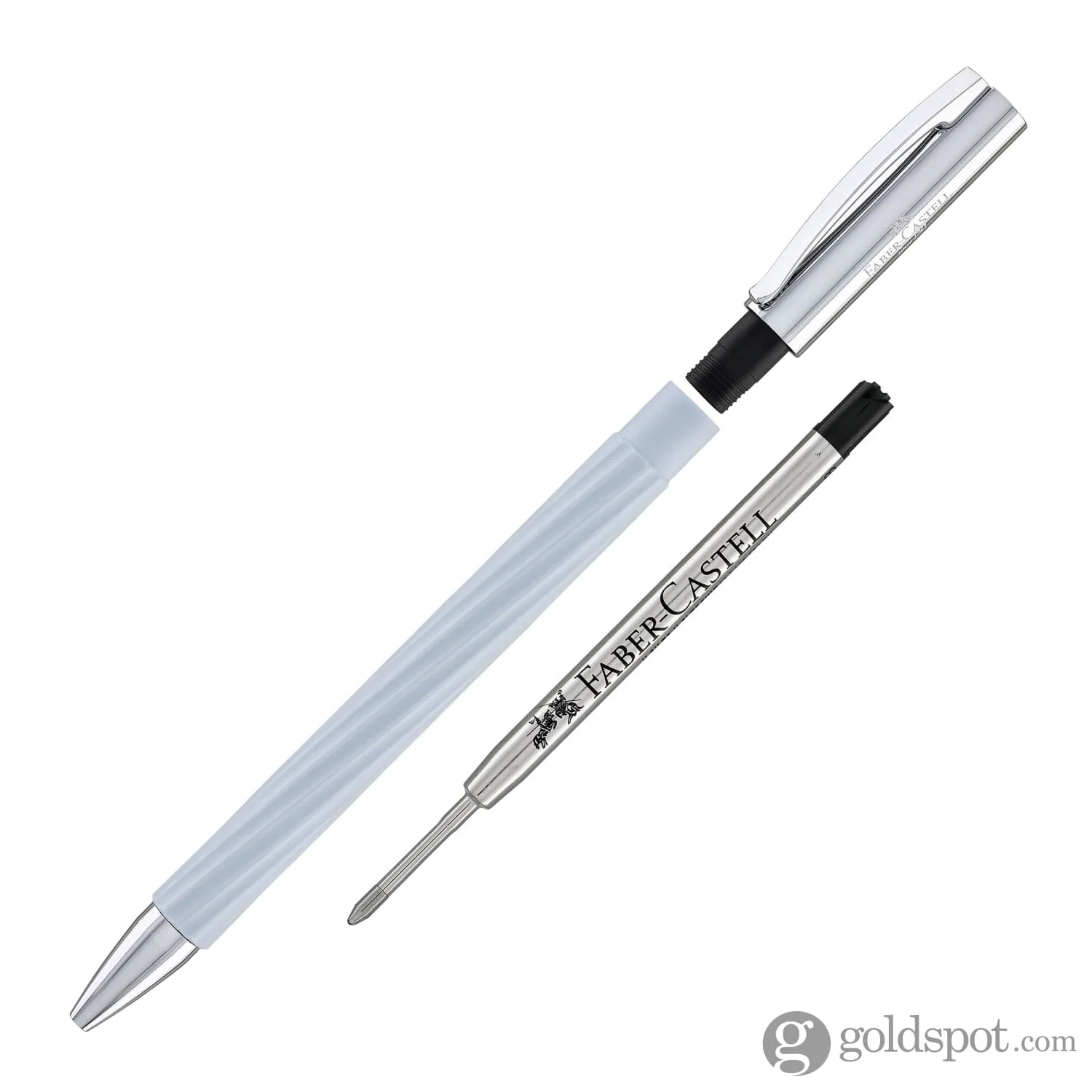Faber-Castell Ambition Ballpoint Pen in Italic Ice Blue - Limited Edition - Image 5