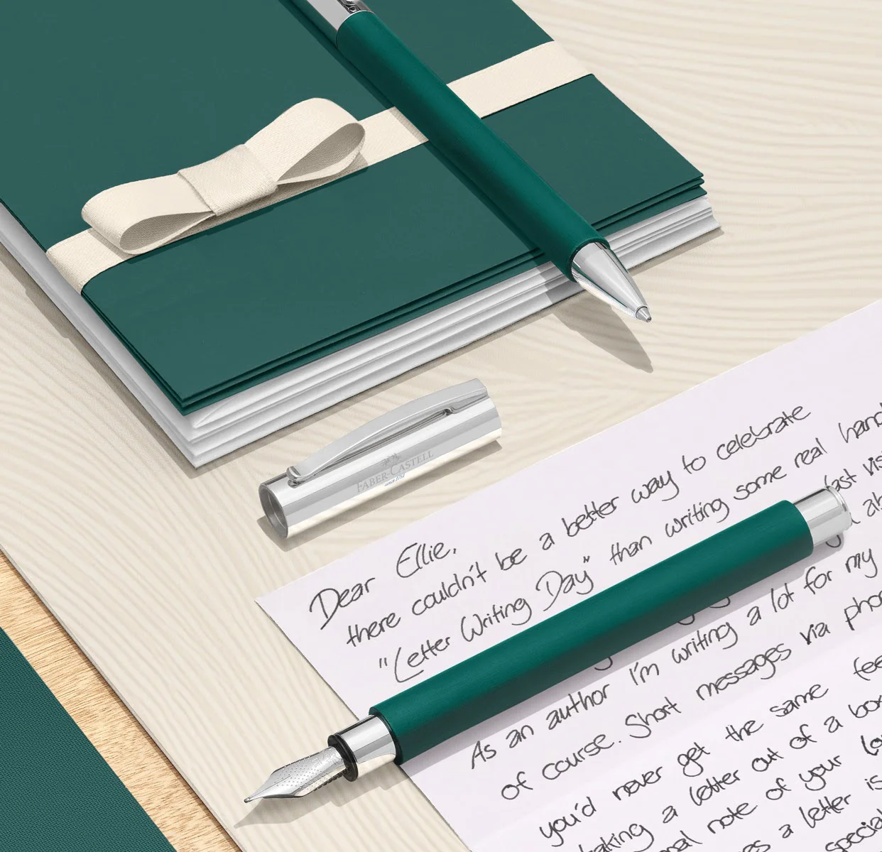 Faber-Castell Ambition Ballpoint Pen in Soft Teal - Image 8