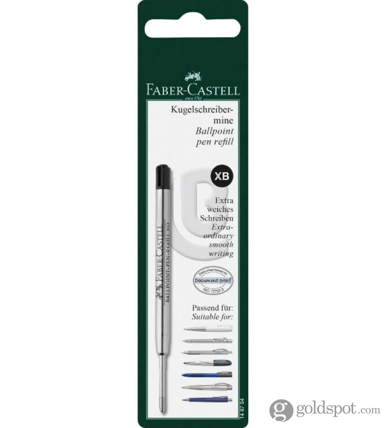 Faber-Castell Ballpoint Pen Refill in Black - Image 2