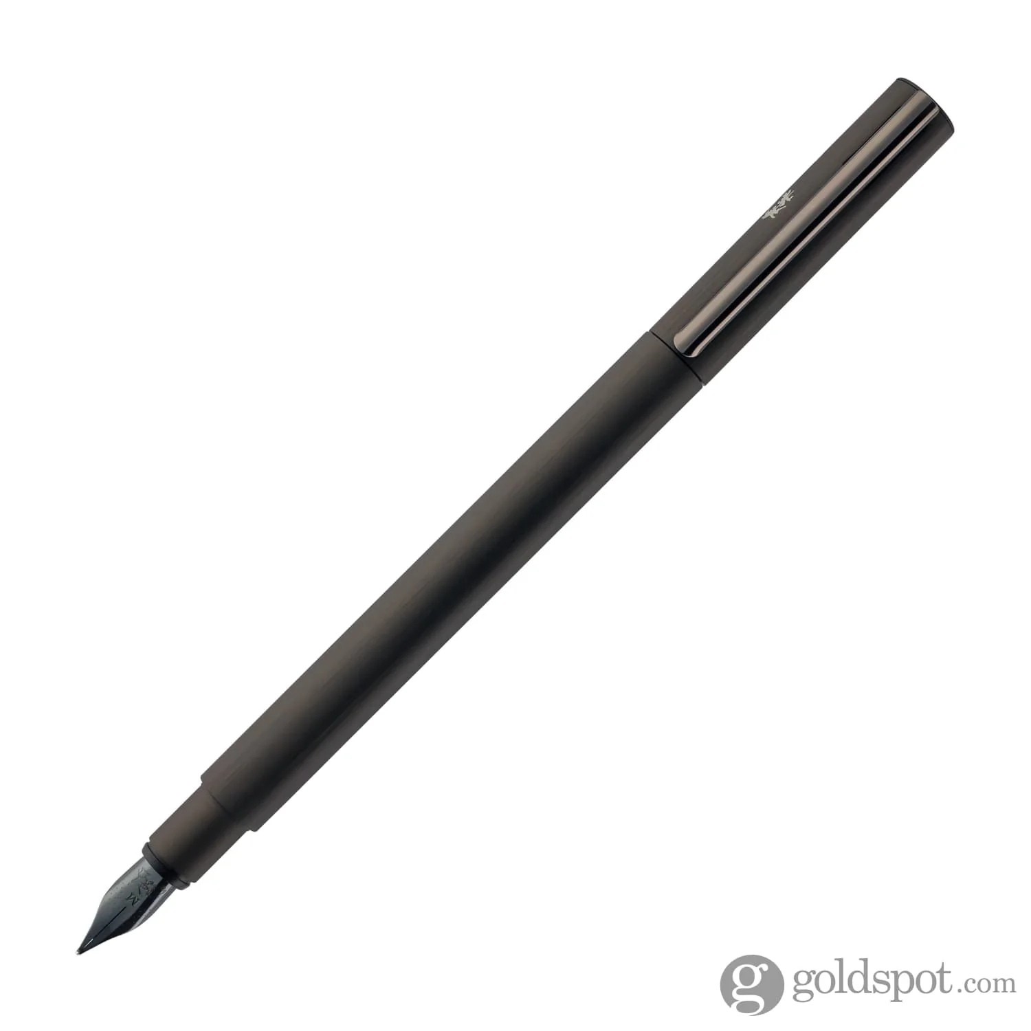 Faber-Castell Design Neo Slim Aluminum Fountain Pen in Gunmetal - Image 2