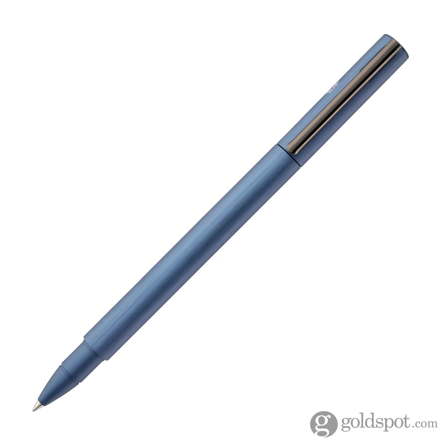 Faber-Castell Design Neo Slim Aluminum Rollerball Pen in Dark Blue - Image 2