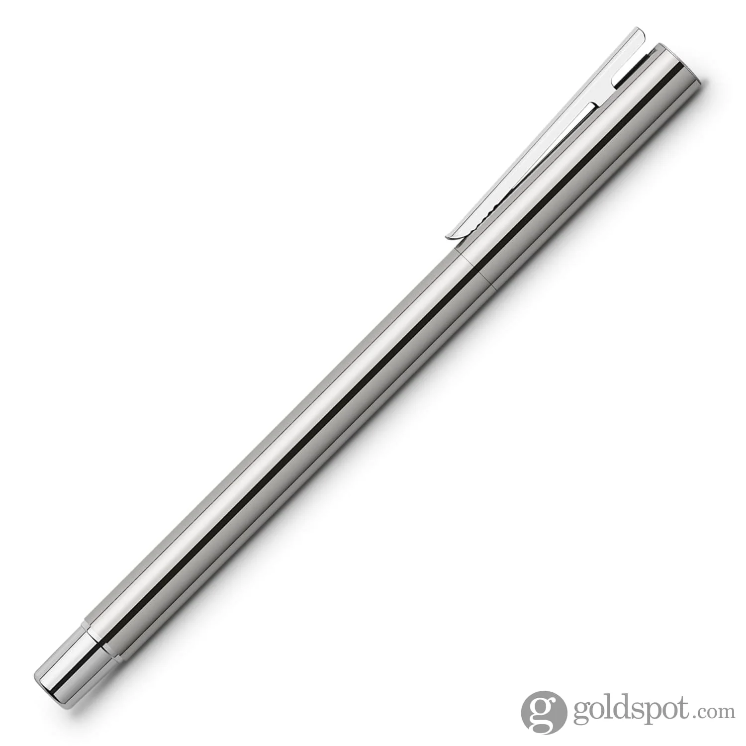Faber-Castell Design Neo Slim Fountain Pen in Stainless Steel Polished - Image 2
