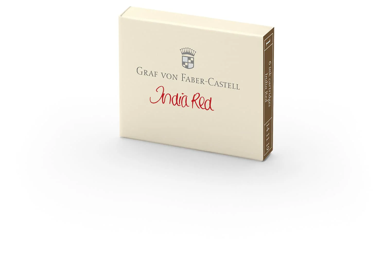 Graf von Faber-Castell Ink Cartridges in India Red - Pack of 6