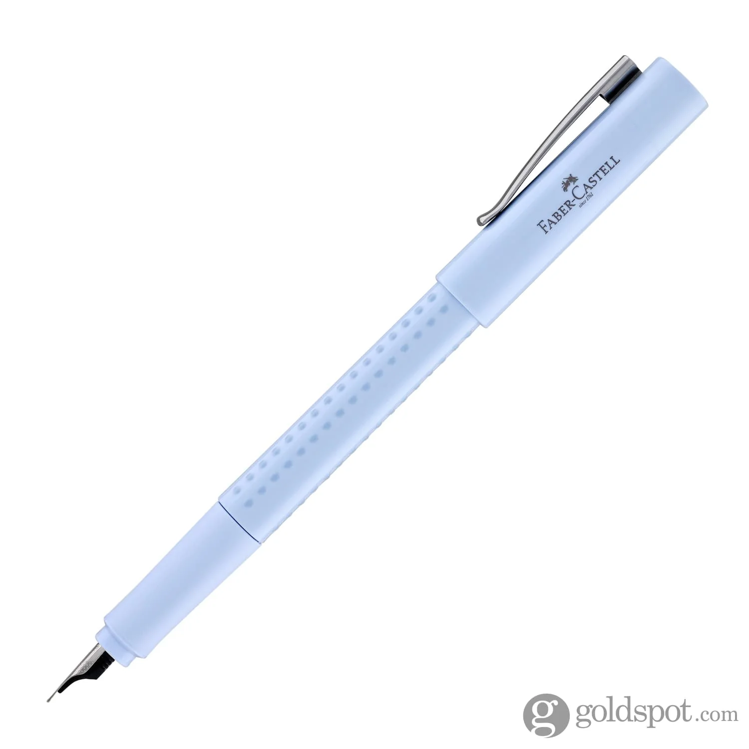 Faber-Castell Grip Fountain Pen in Sky Blue - Image 3