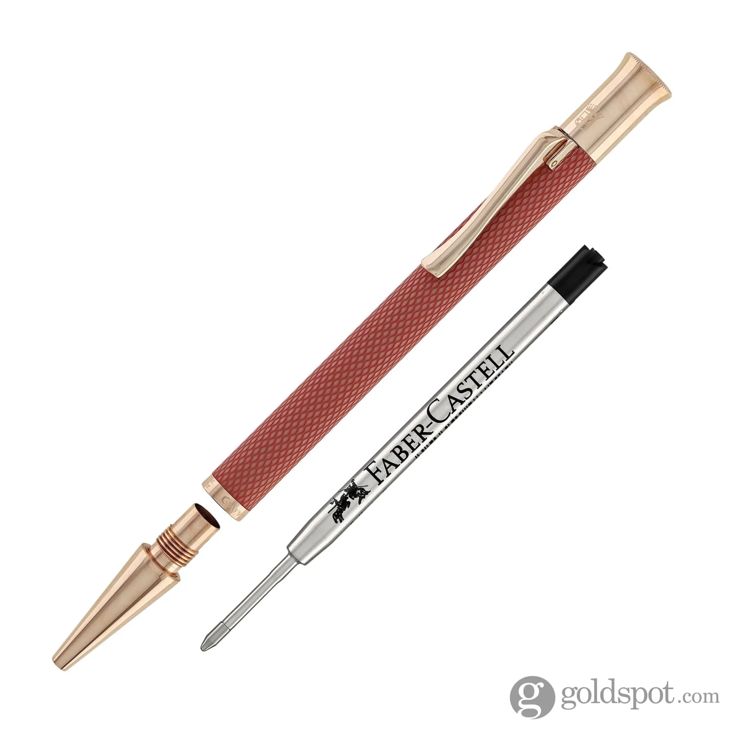 Faber-Castell Guilloche Ballpoint Pen in Rose - Image 5